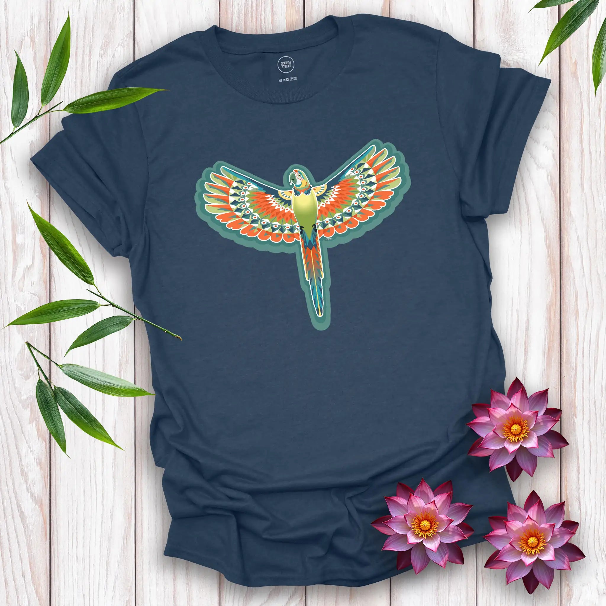 Peace Birds: Parrot T-Shirt
