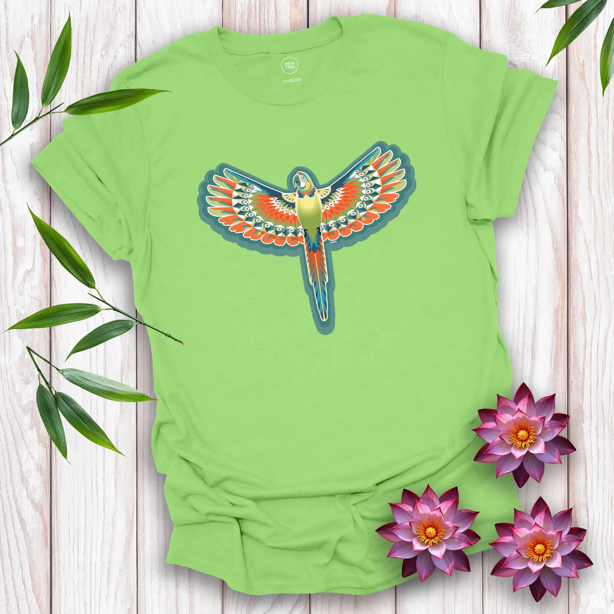 Peace Birds: Parrot T-Shirt