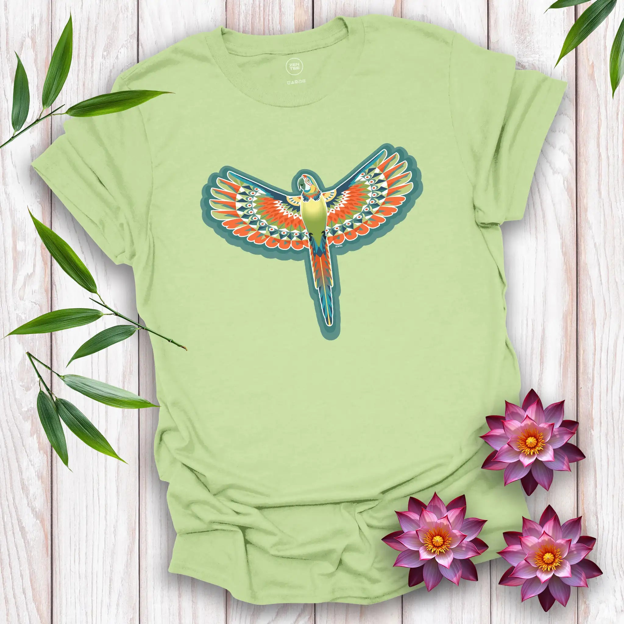 Peace Birds: Parrot T-Shirt