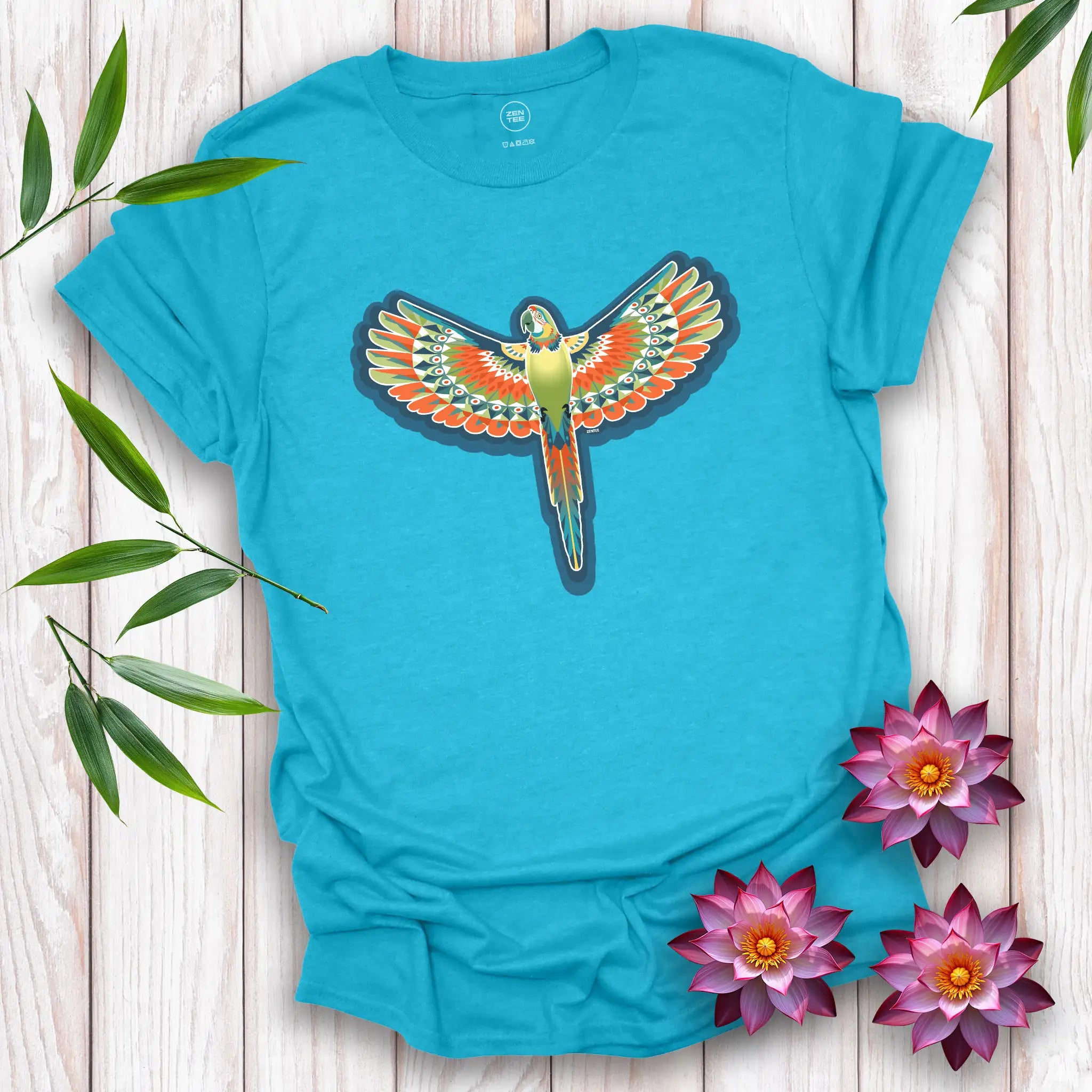 Peace Birds: Parrot T-Shirt