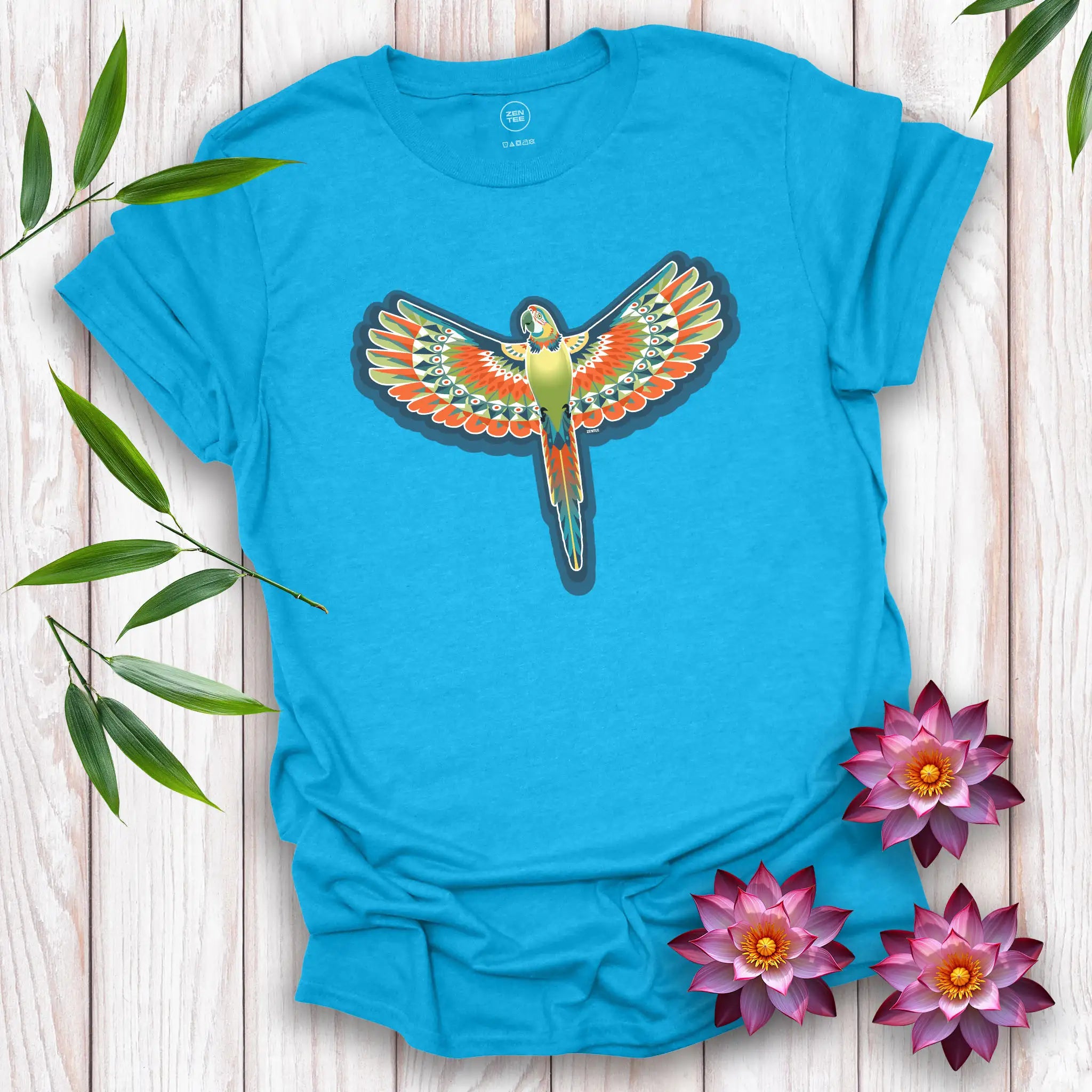 Peace Birds: Parrot T-Shirt