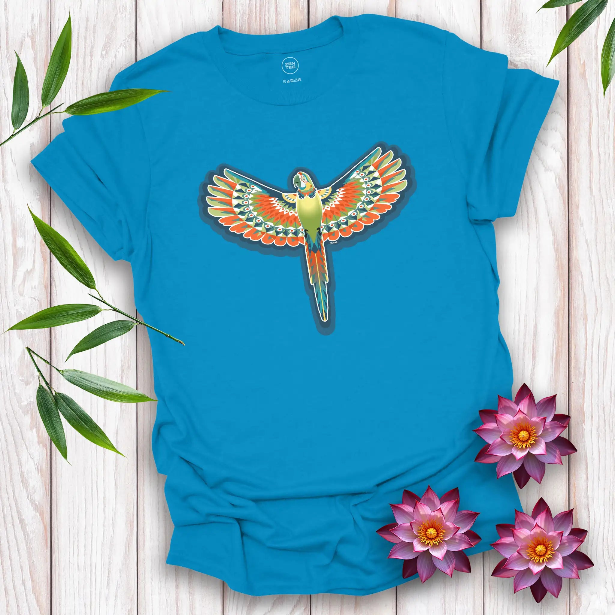 Peace Birds: Parrot T-Shirt