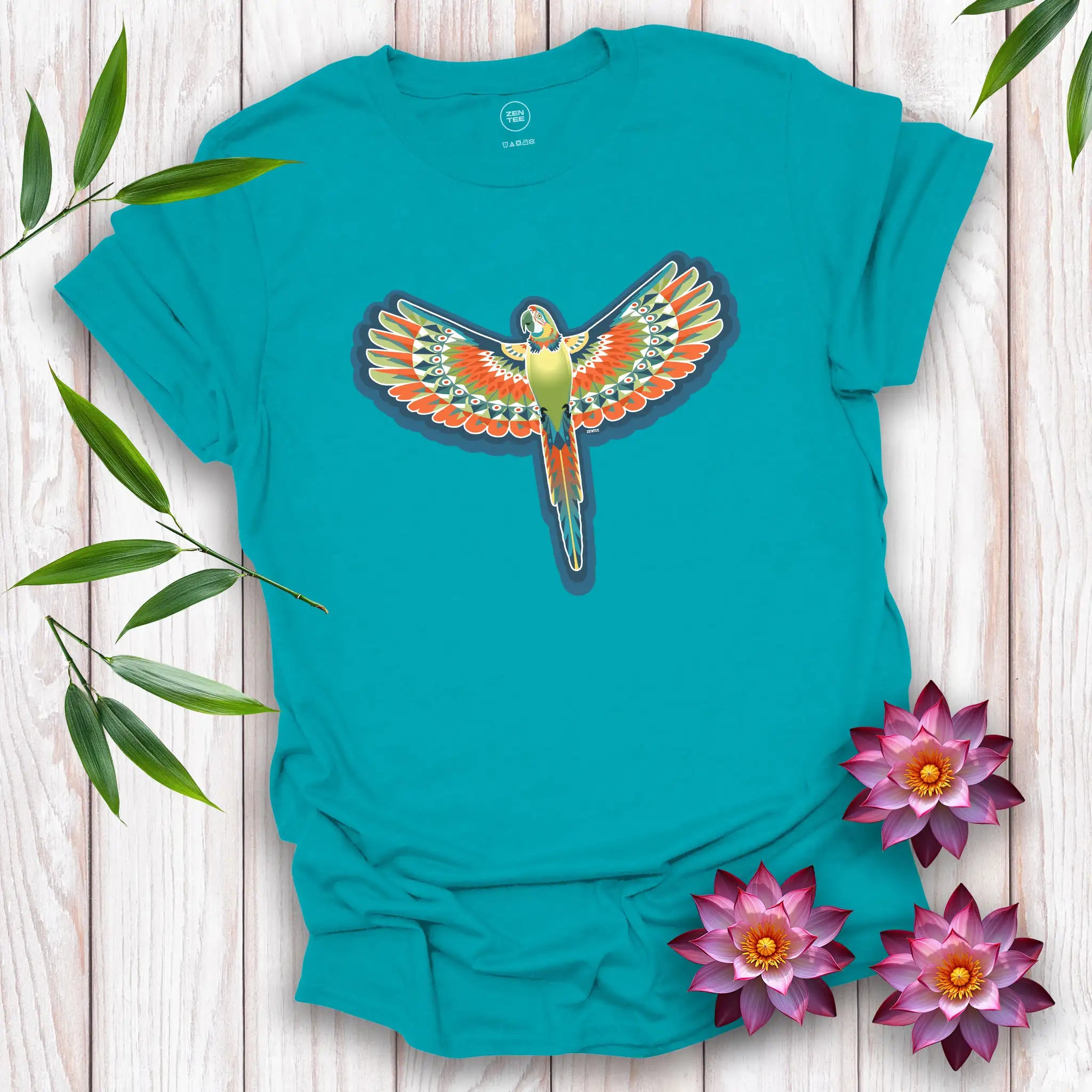 Peace Birds: Parrot T-Shirt