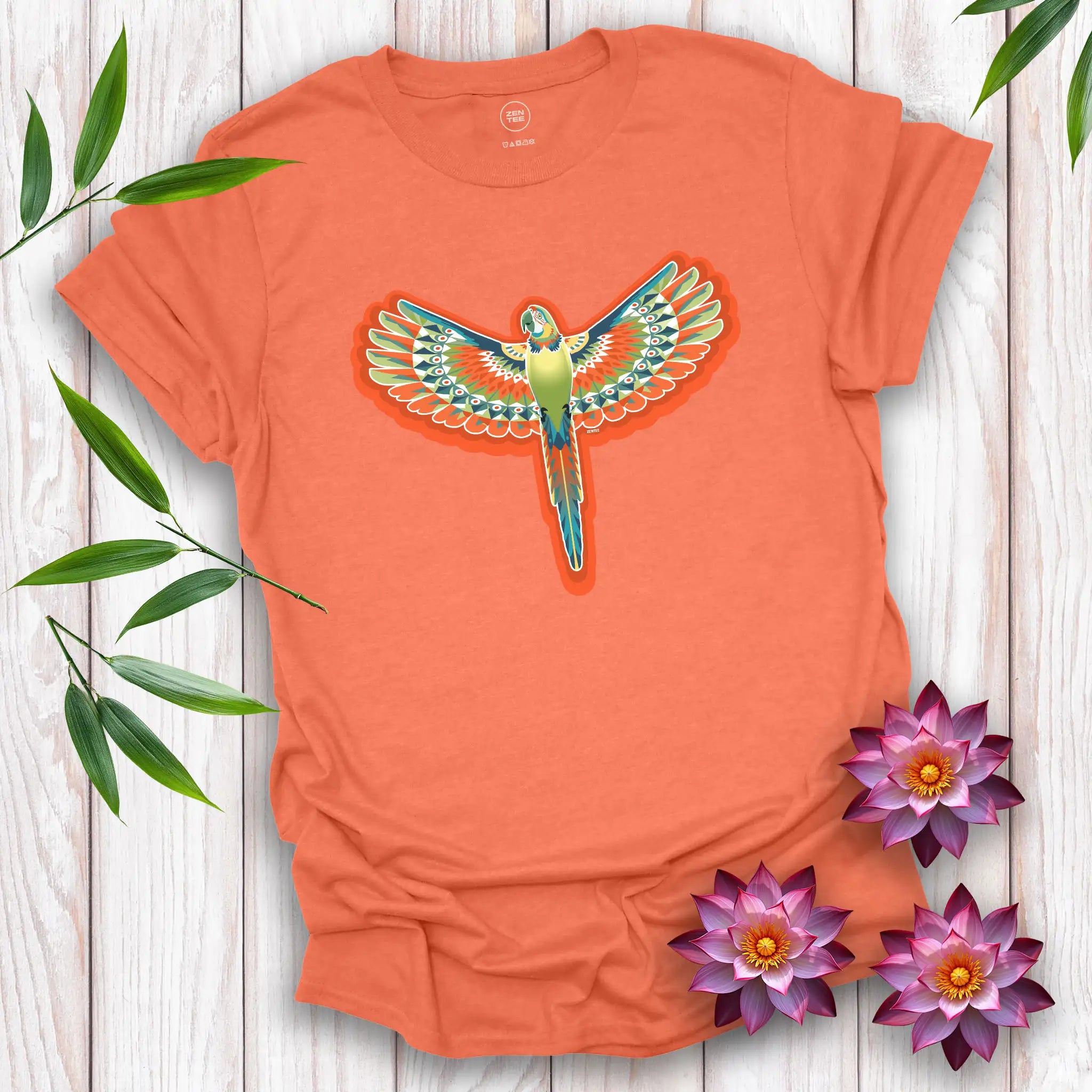 Peace Birds: Parrot T-Shirt