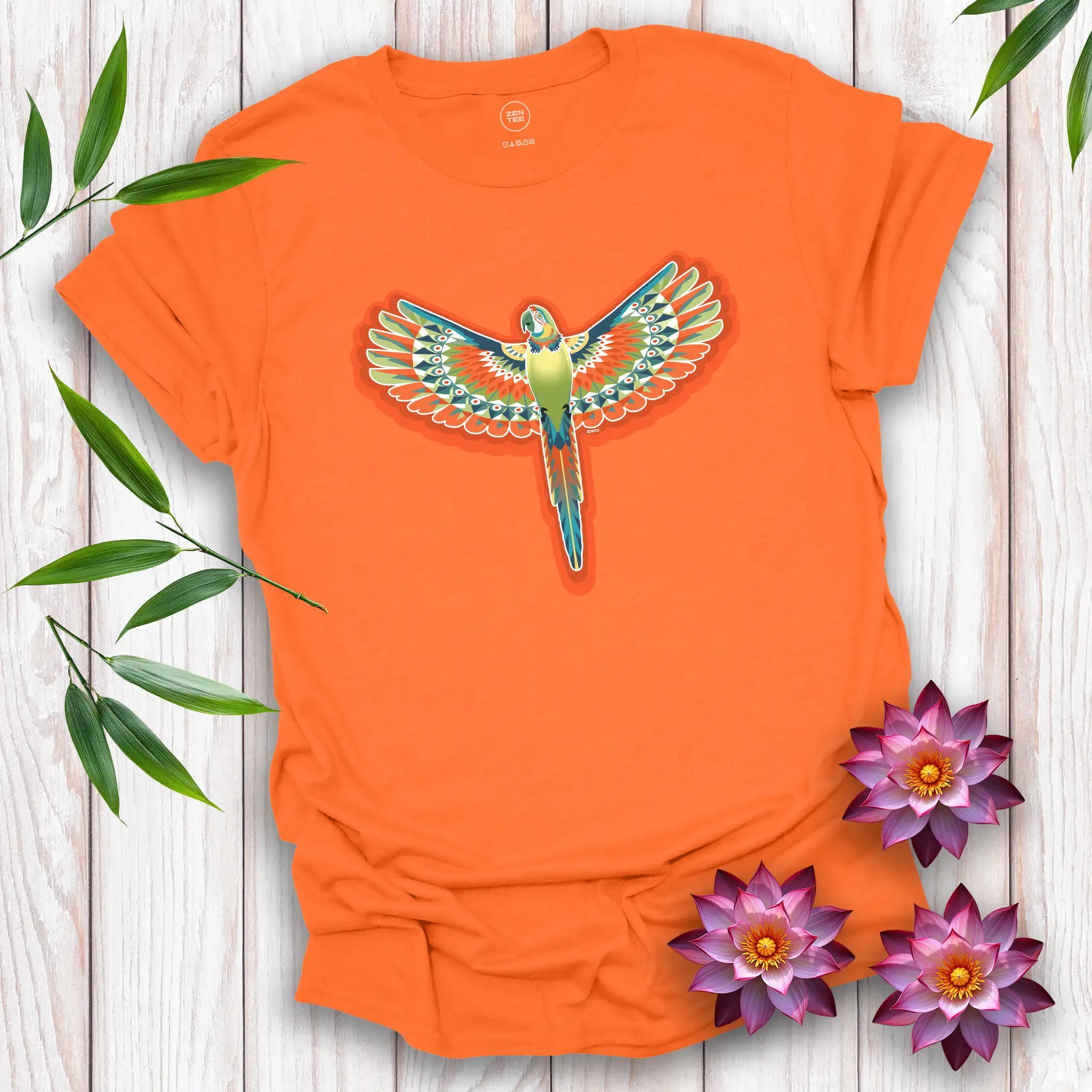 Peace Birds: Parrot T-Shirt
