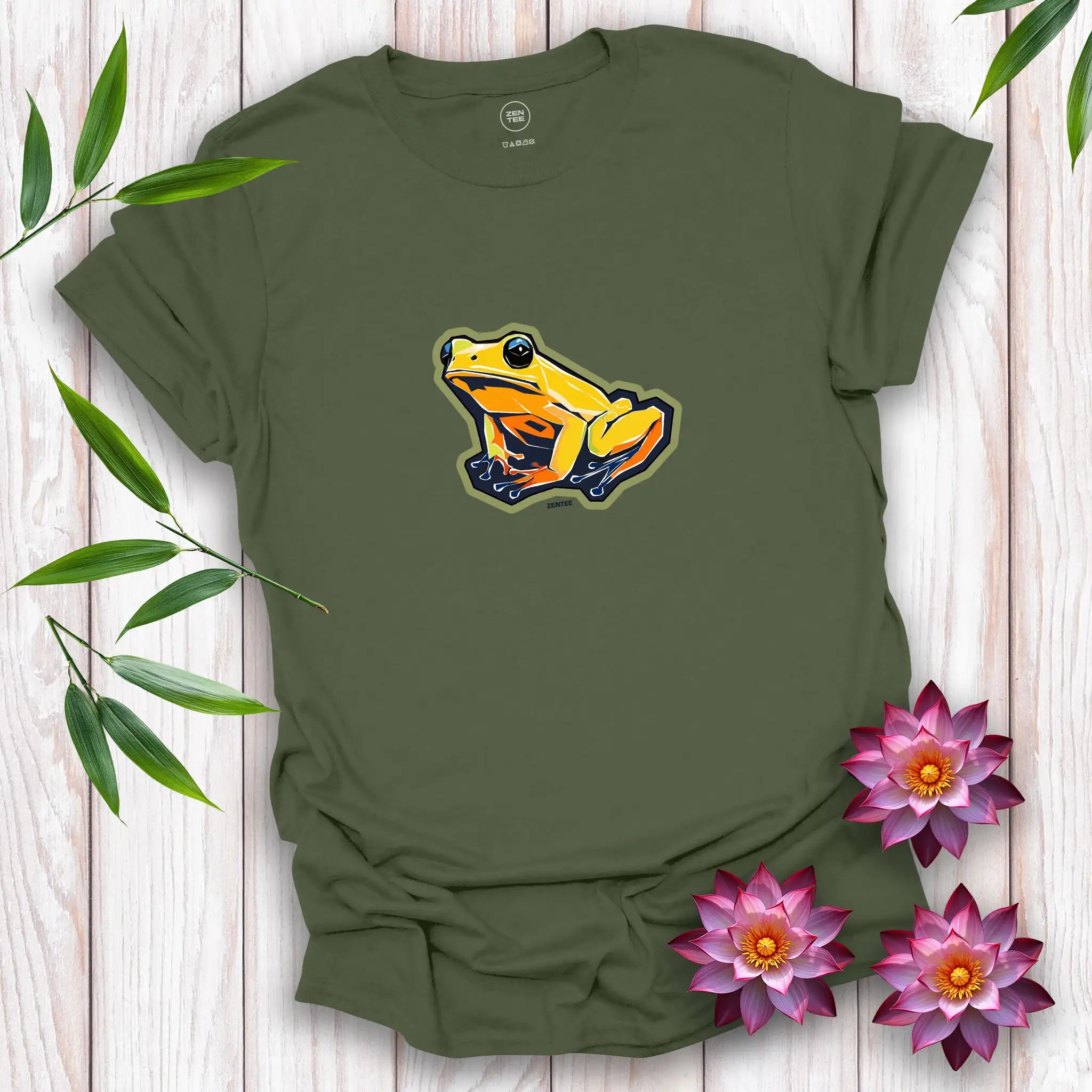 Rainforest Spirits: Golden Dart Frog T-Shirt
