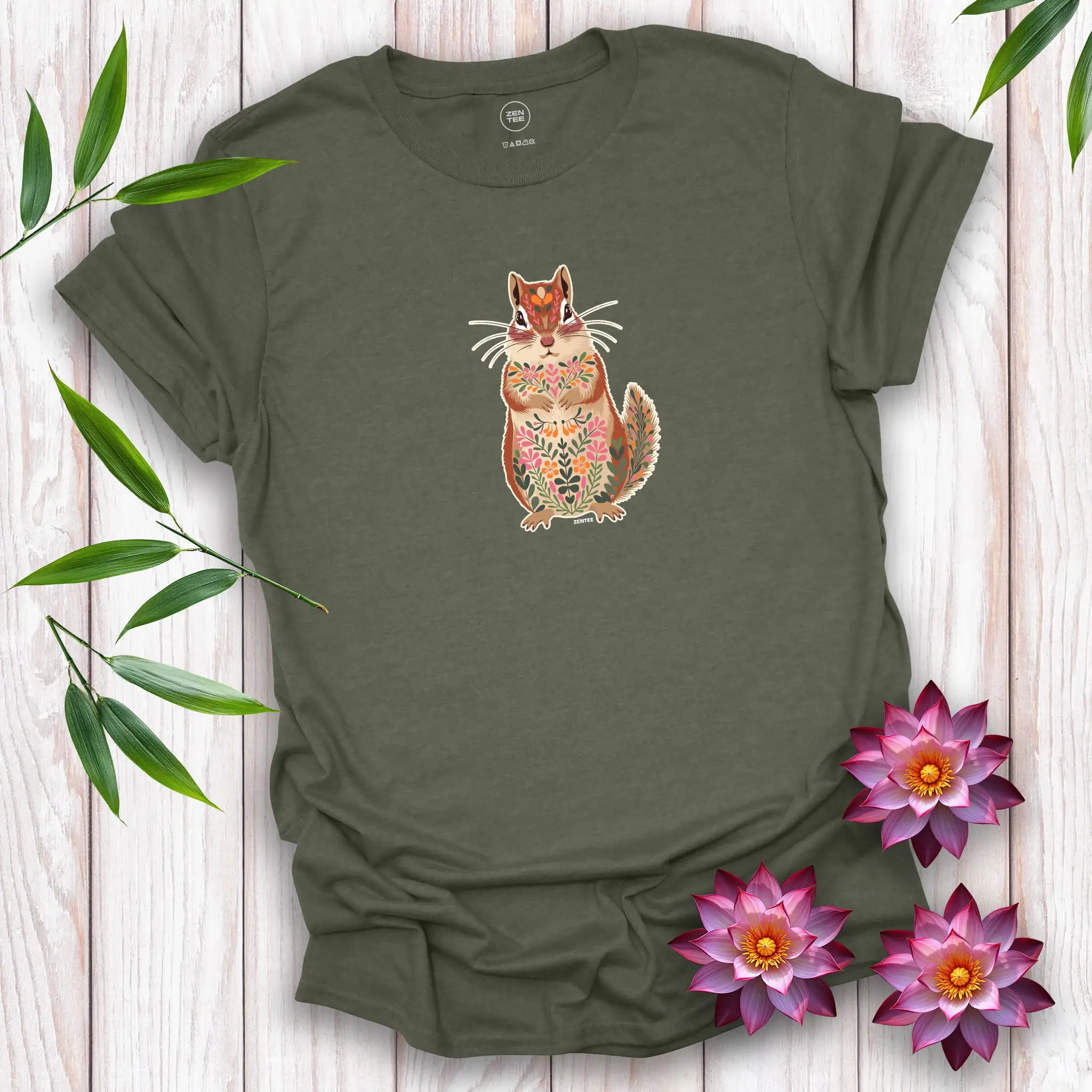 Sitting Chipmunk Spirit T-Shirt
