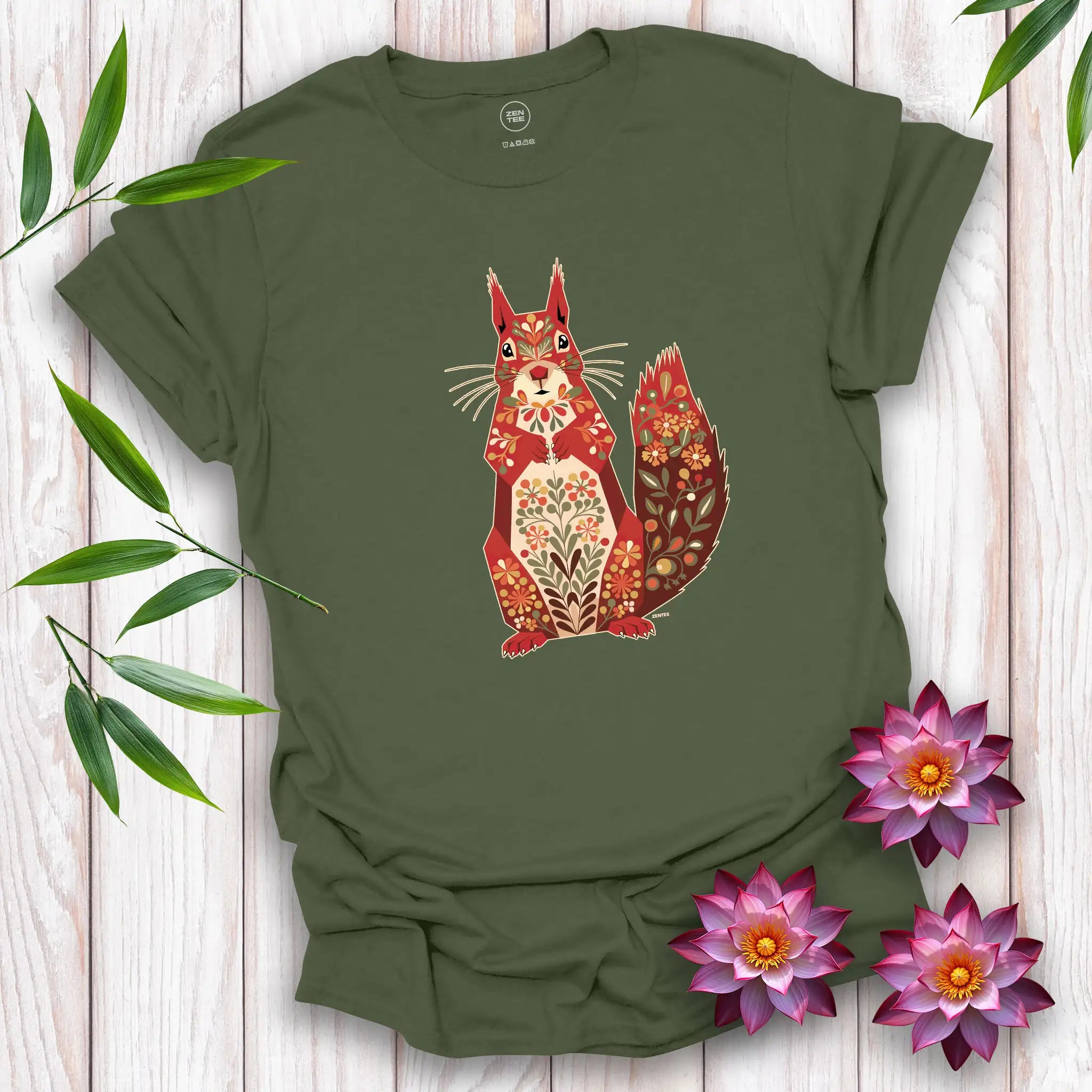 Standing Squirrel Spirit T-Shirt