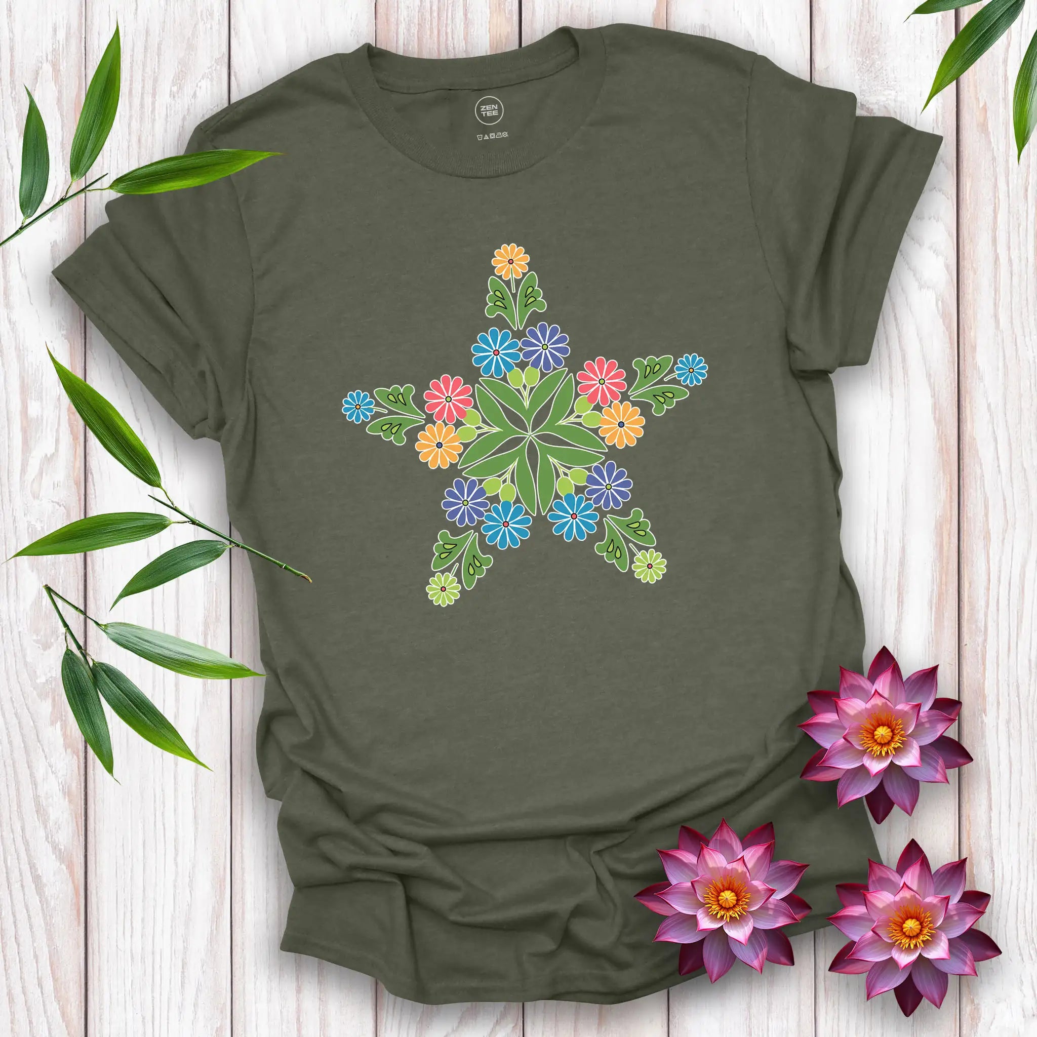 Floral Star T-Shirt
