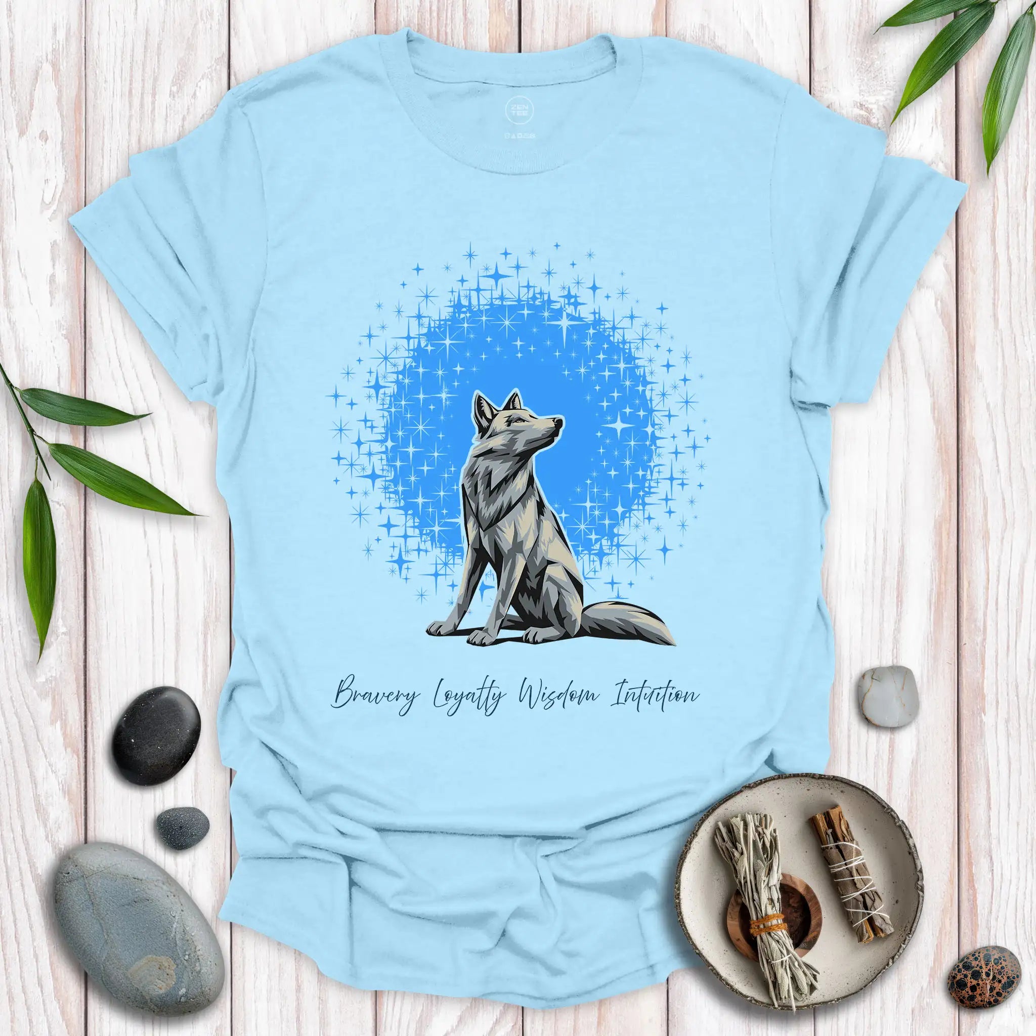 Wolf Spirit Stars T-Shirt