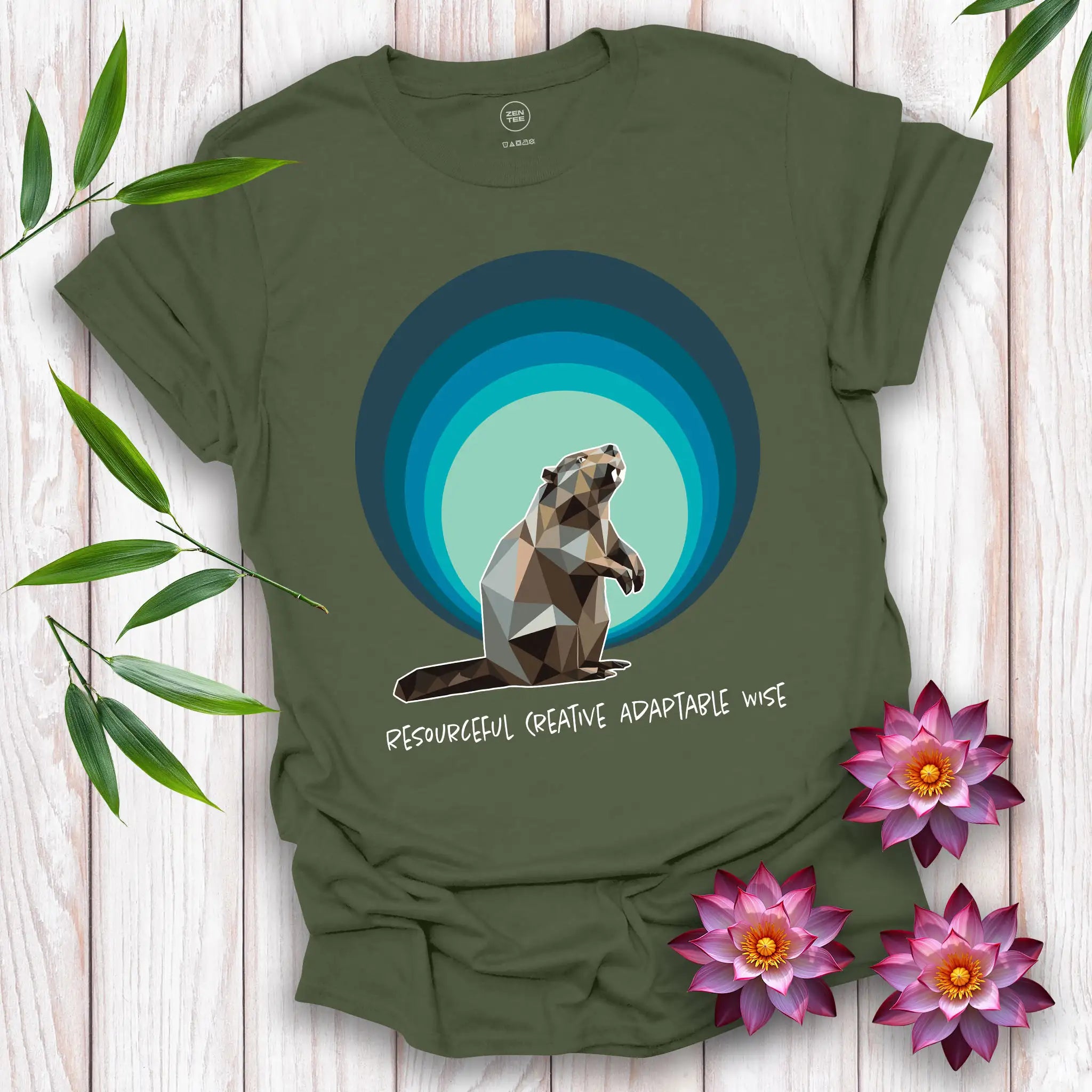 Beaver Spirit Circles T-Shirt