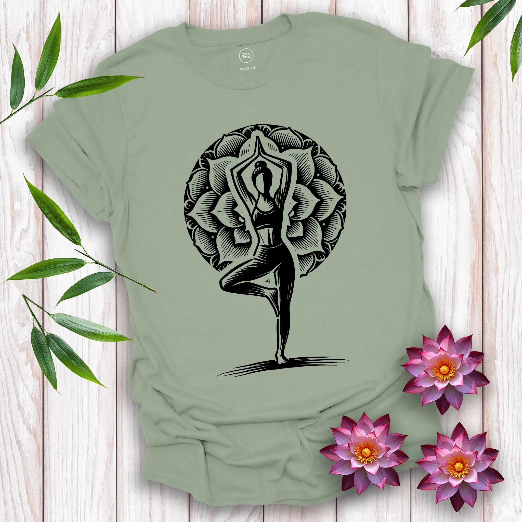 Feminine Vṛkṣāsana T-Shirt