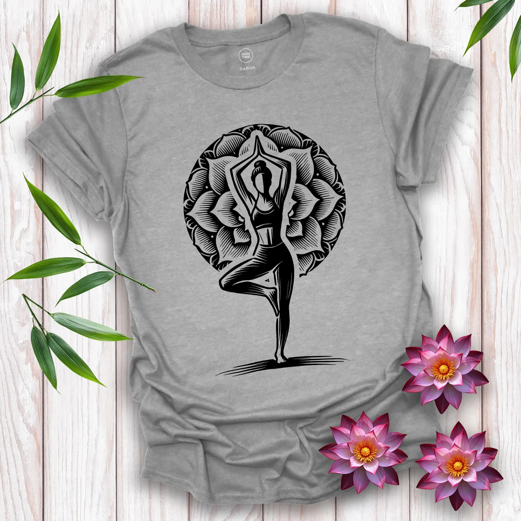 Feminine Vṛkṣāsana T-Shirt