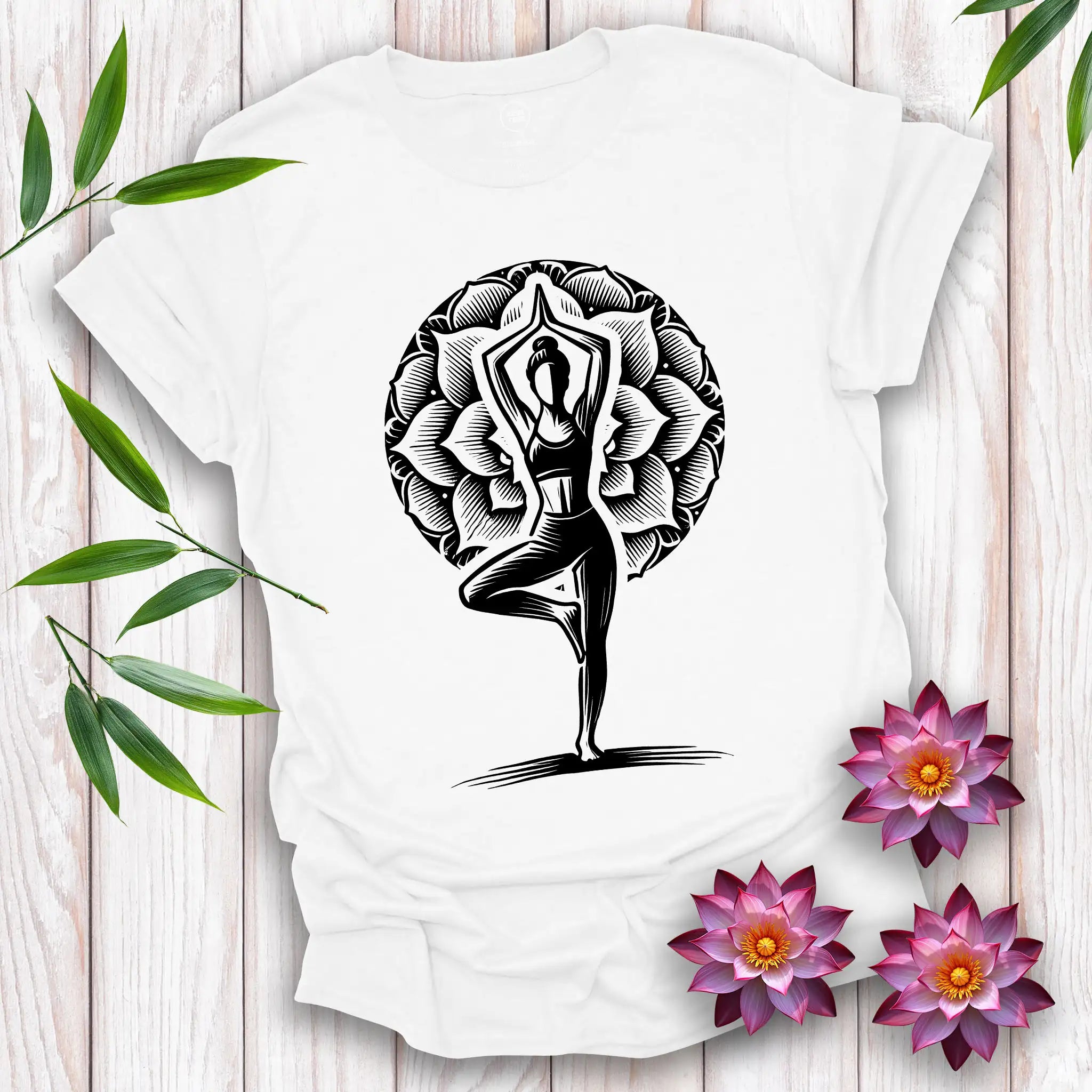 Feminine Vṛkṣāsana T-Shirt