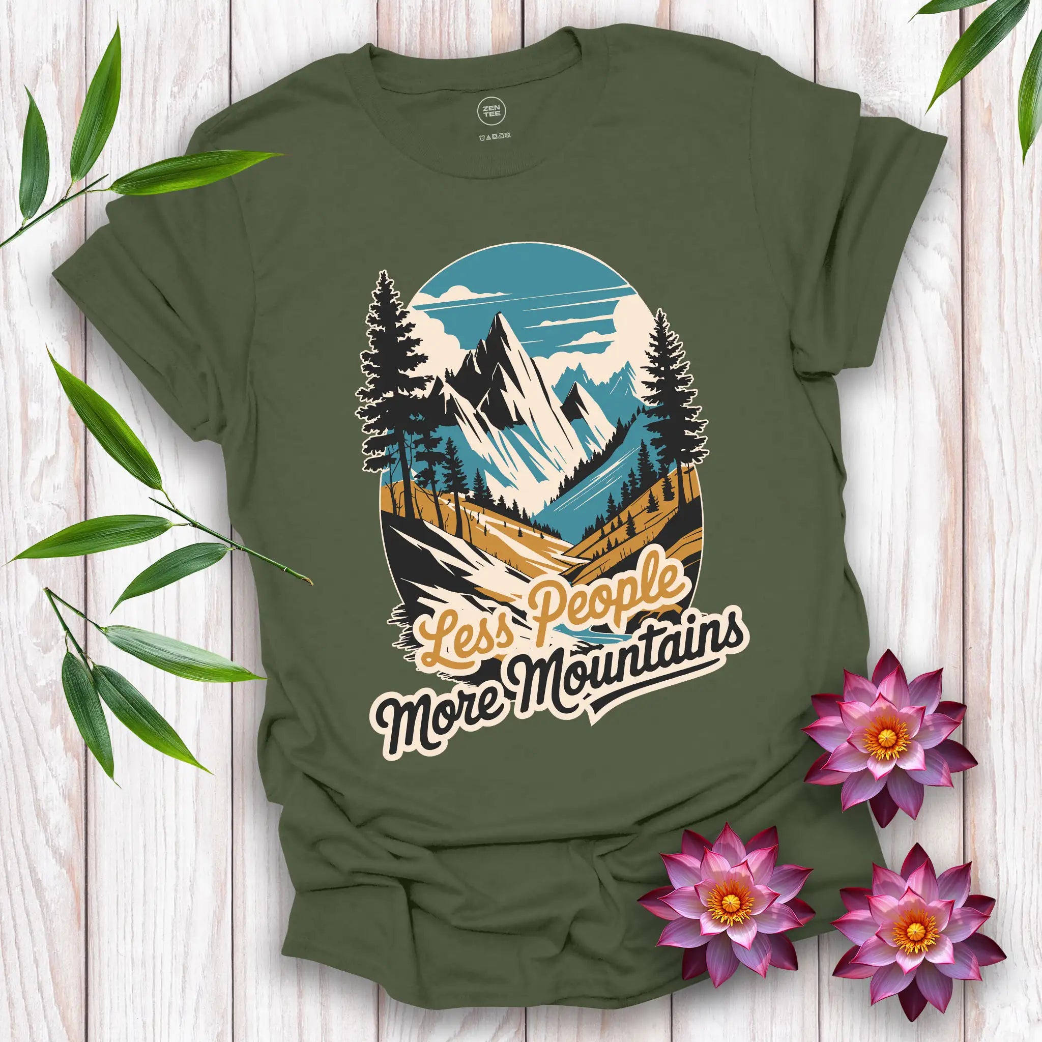 Less People, More Mountains T-Shirt
