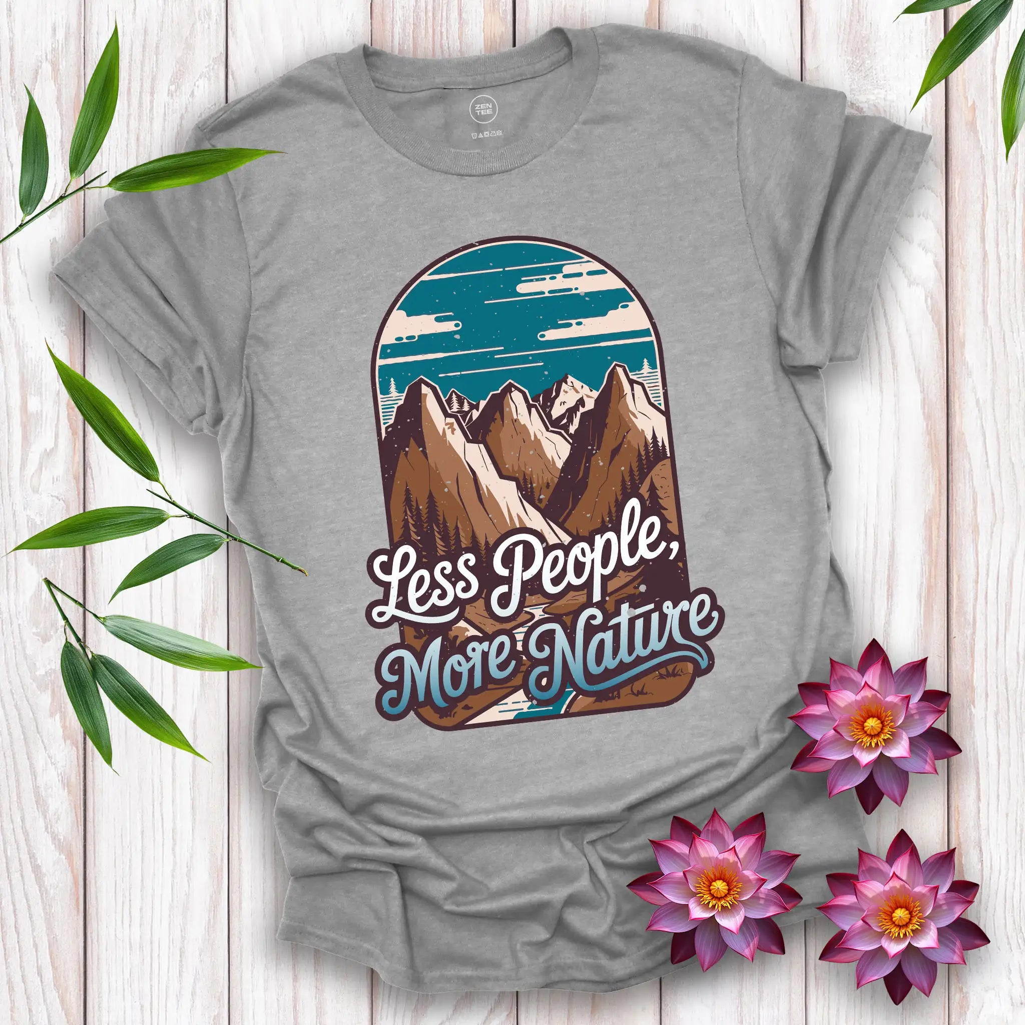 Less People, More Nature T-shirt