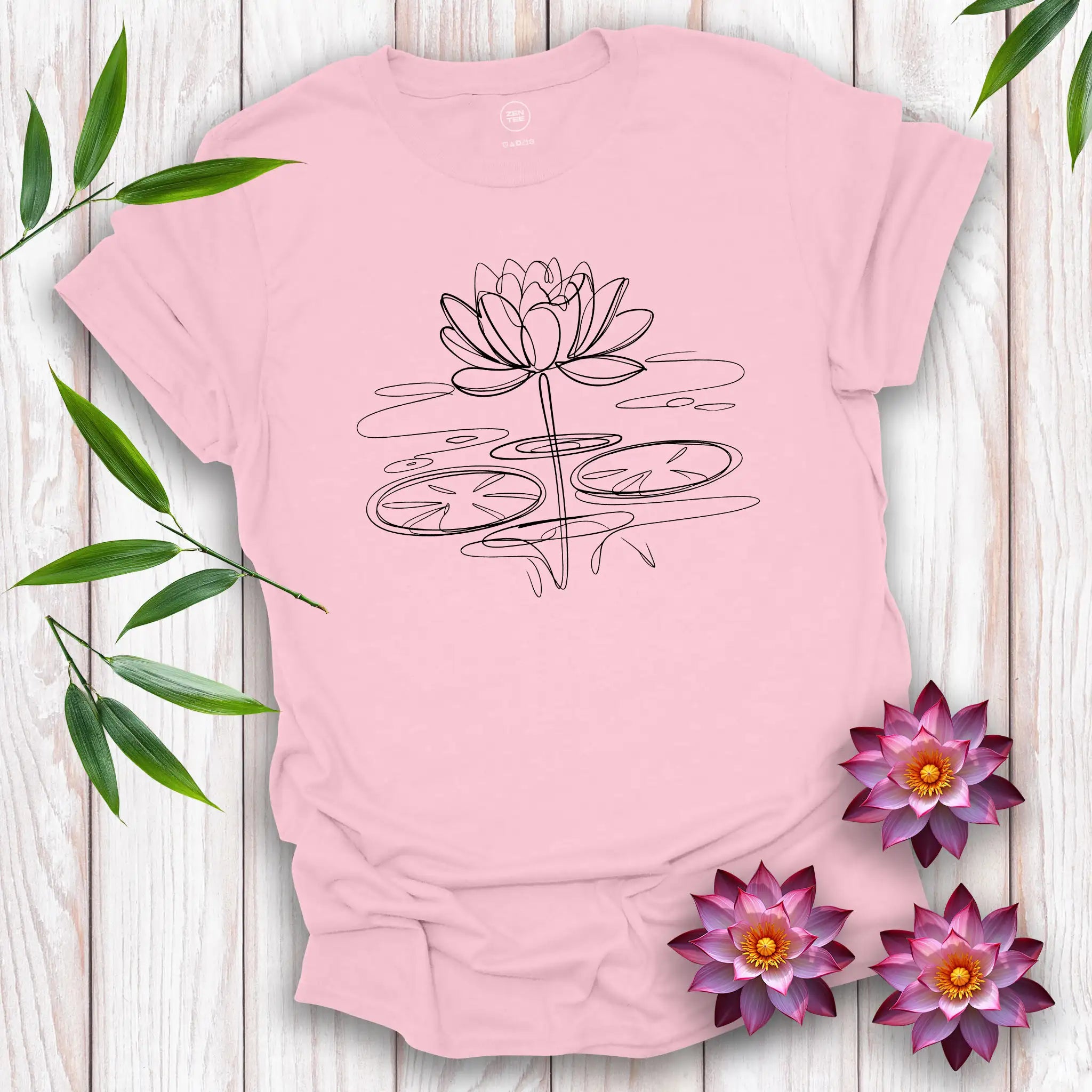 Lotus Flower Scribble T-Shirt