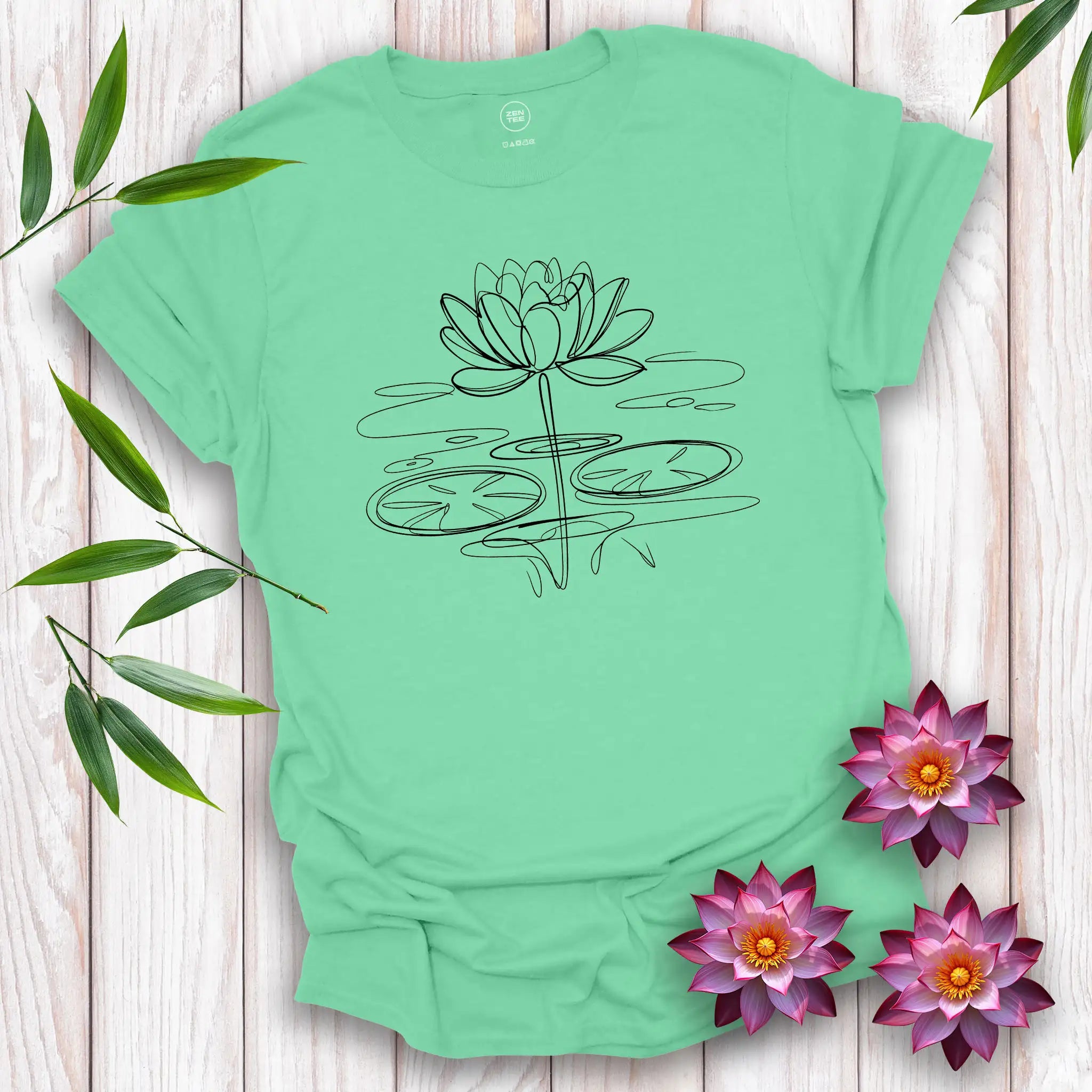 Lotus Flower Scribble T-Shirt