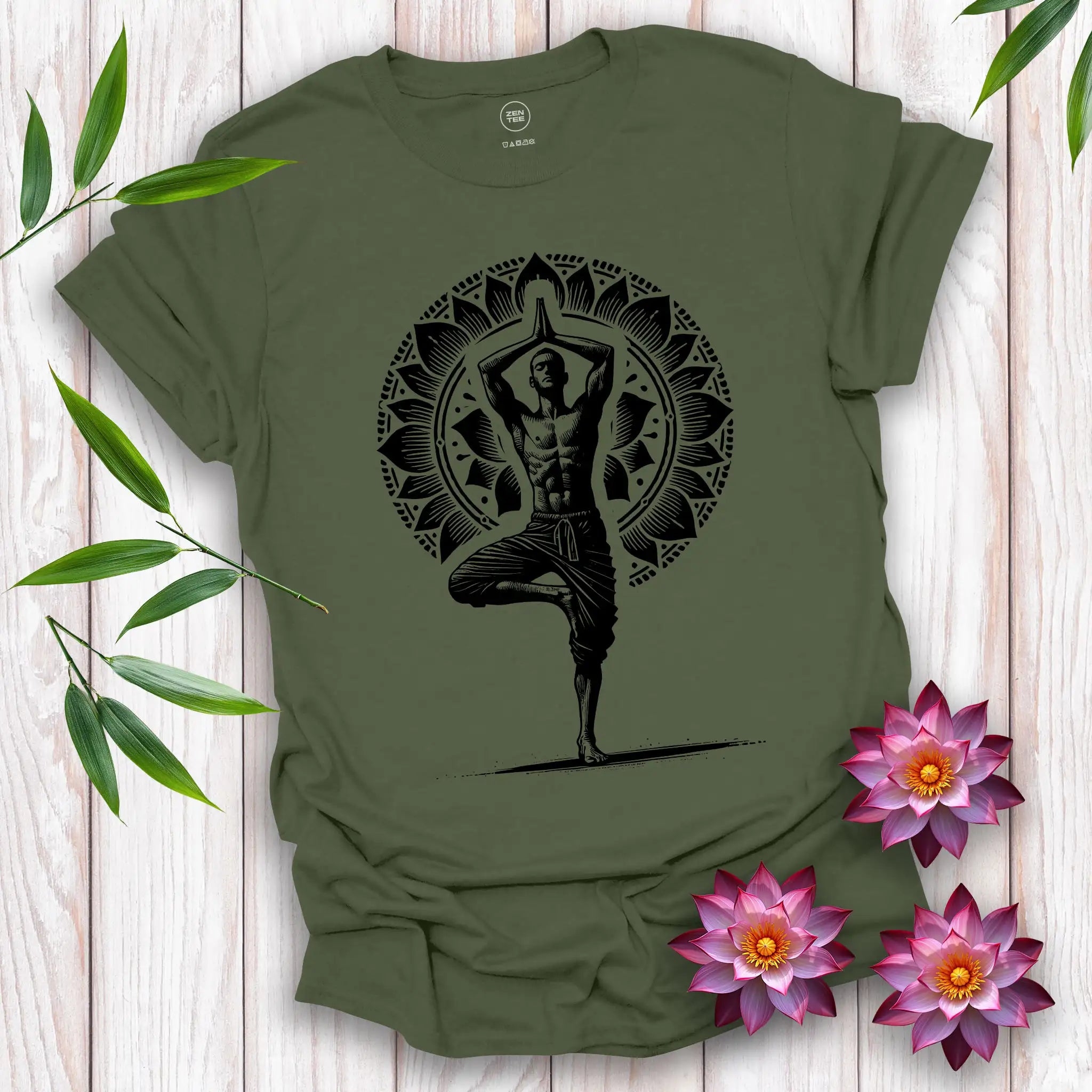 Masculine Vṛkṣāsana T-Shirt