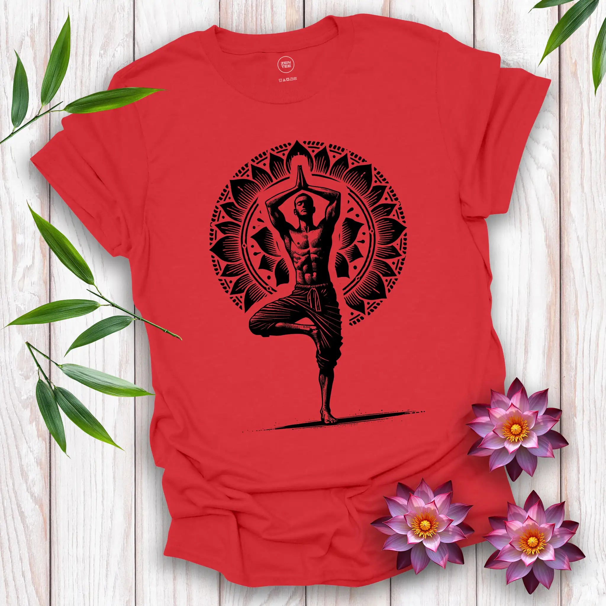 Masculine Vṛkṣāsana T-Shirt