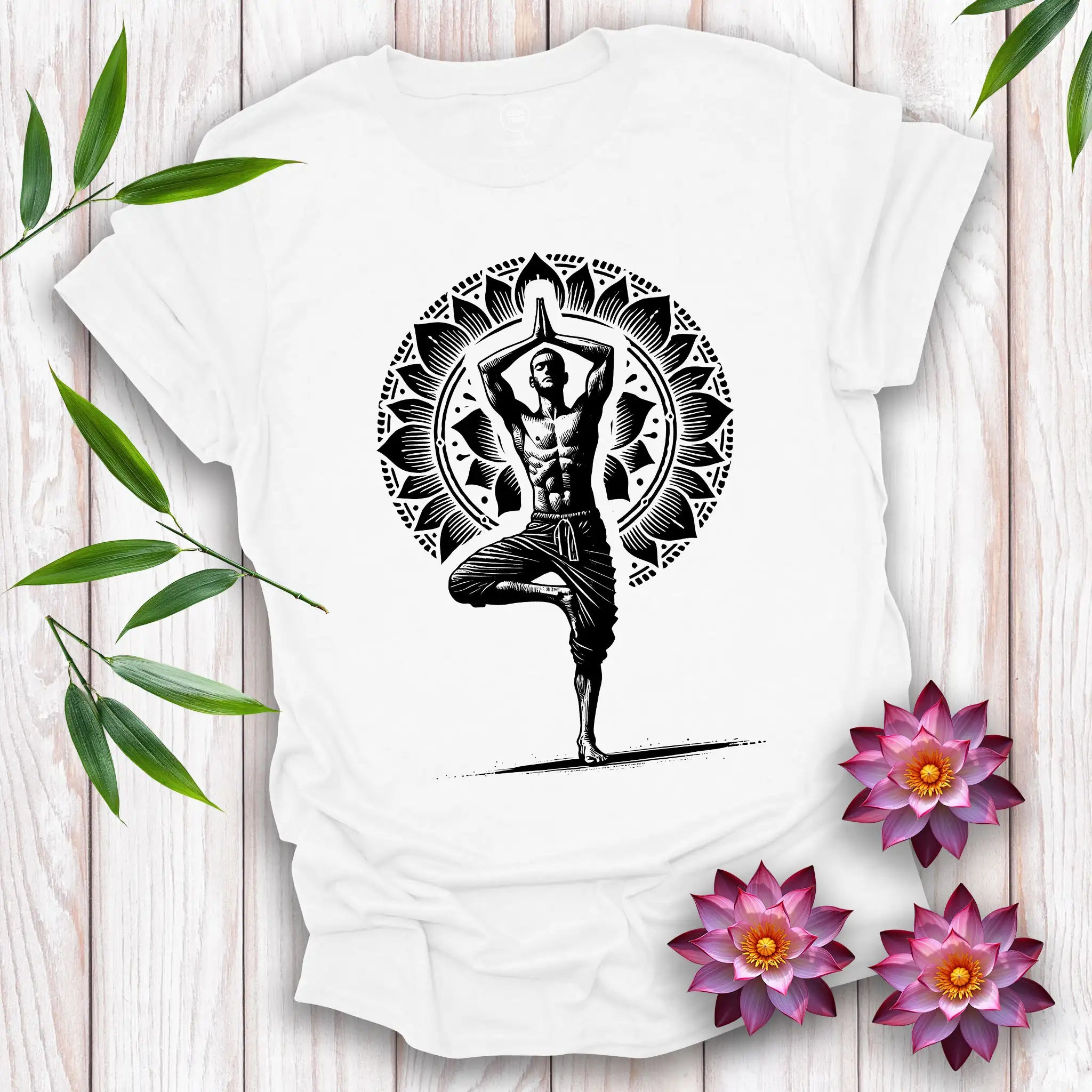Masculine Vṛkṣāsana T-Shirt