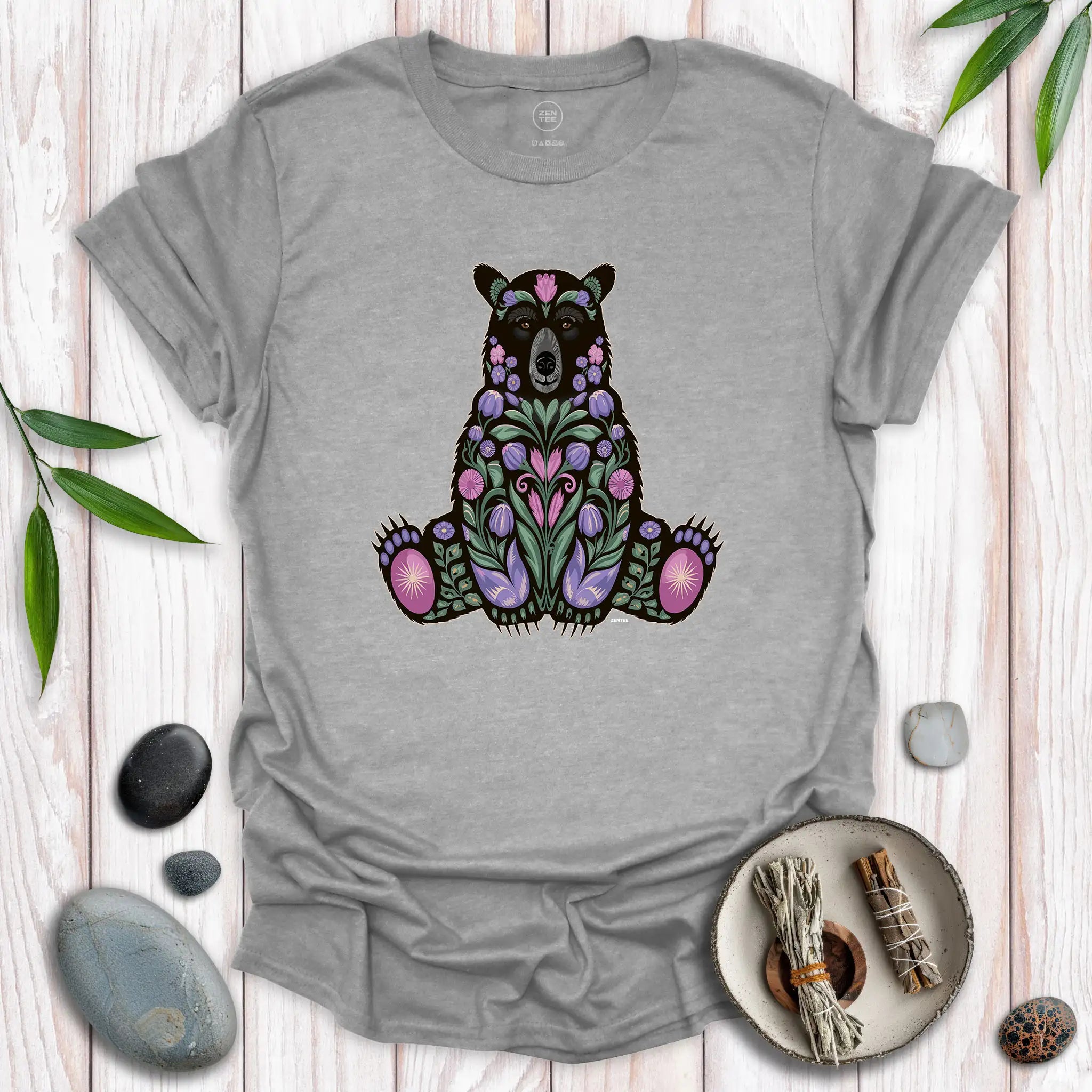 Sitting Black Bear Spirit T-Shirt