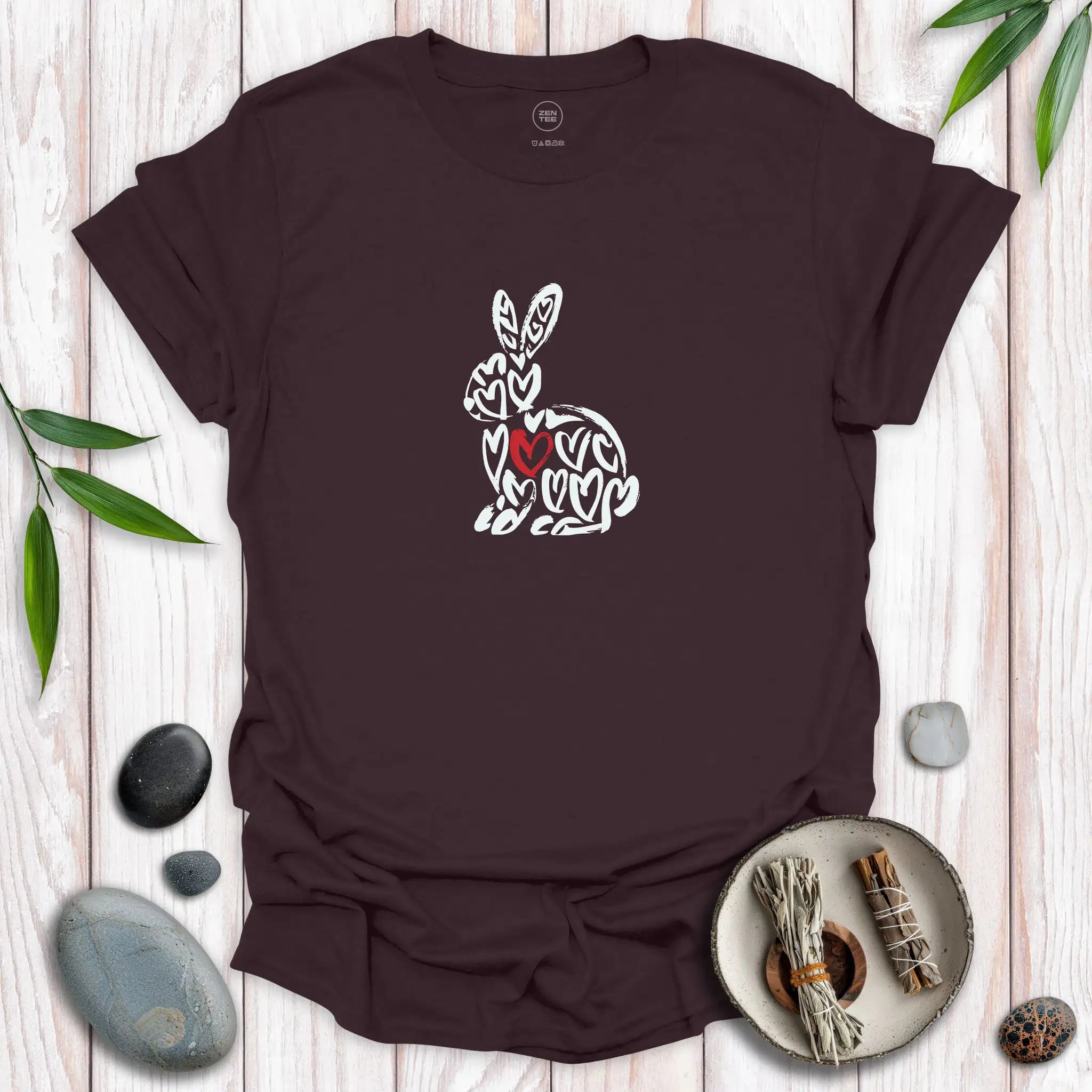 Spirit Bunny Red Heart T-Shirt