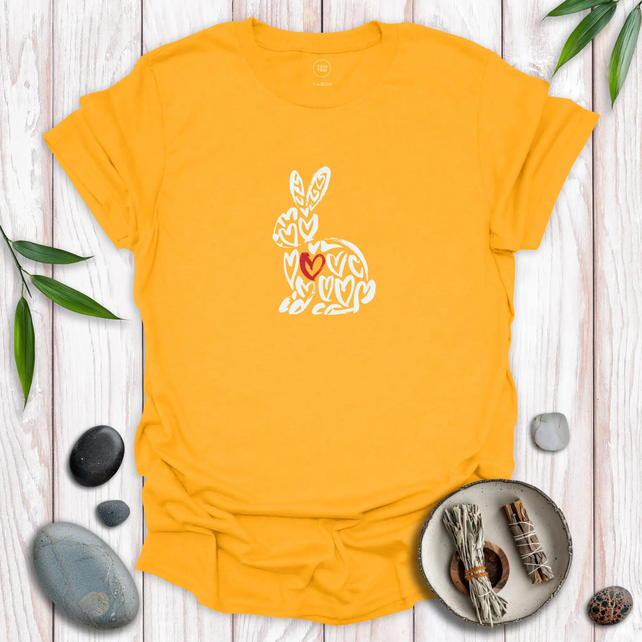 Spirit Bunny Red Heart T-Shirt