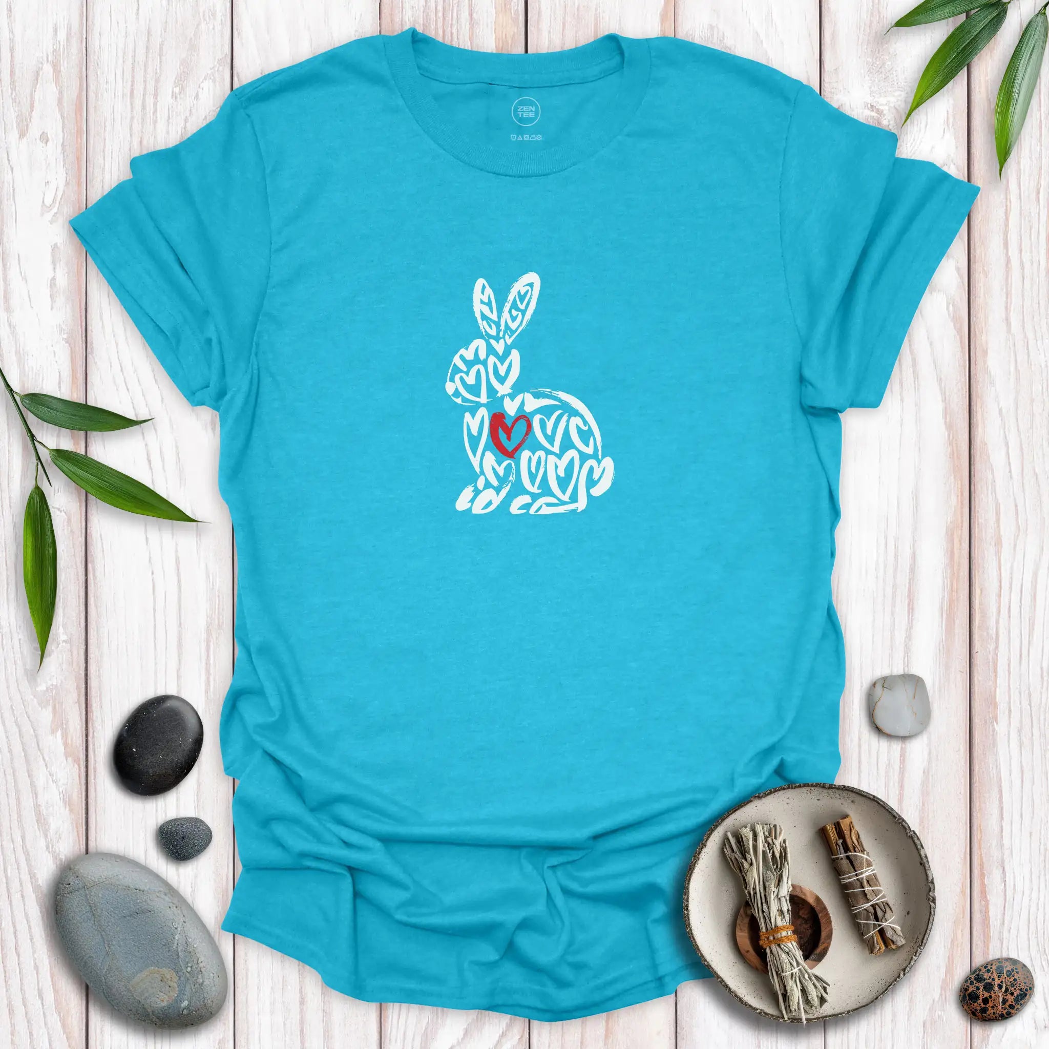 Spirit Bunny Red Heart T-Shirt