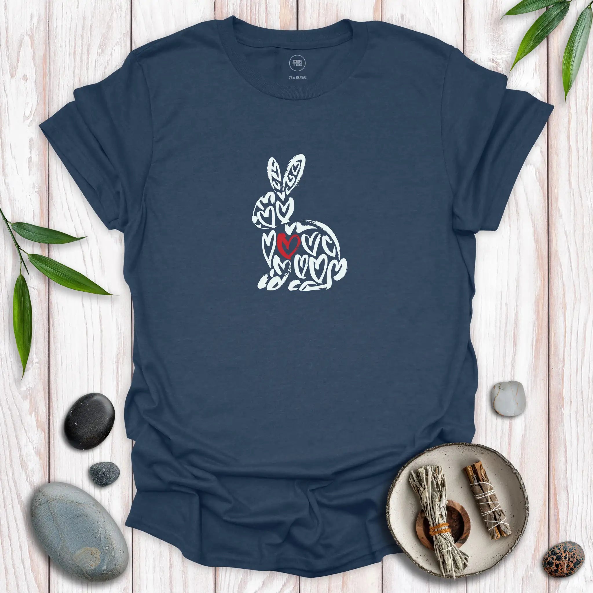 Spirit Bunny Red Heart T-Shirt