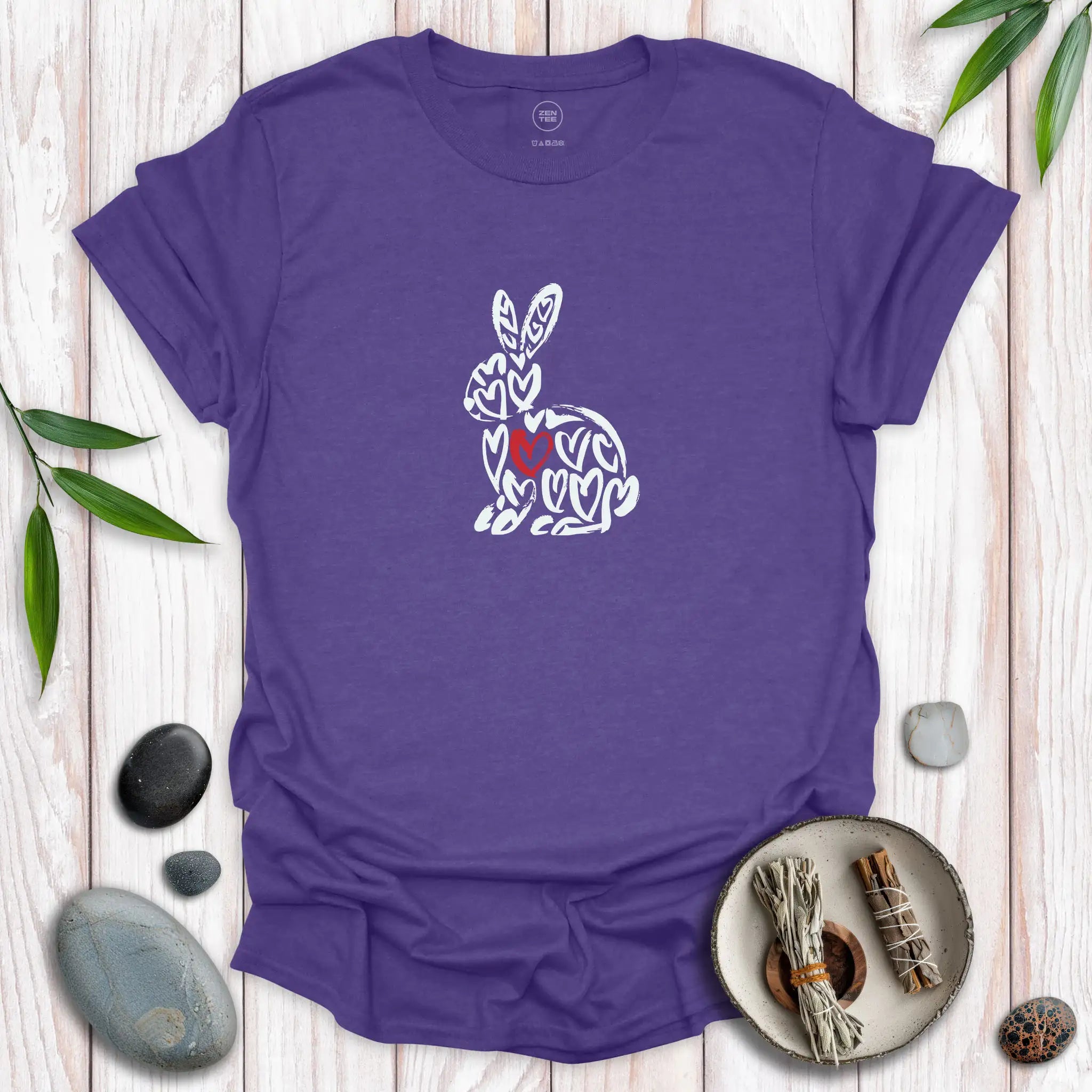 Spirit Bunny Red Heart T-Shirt