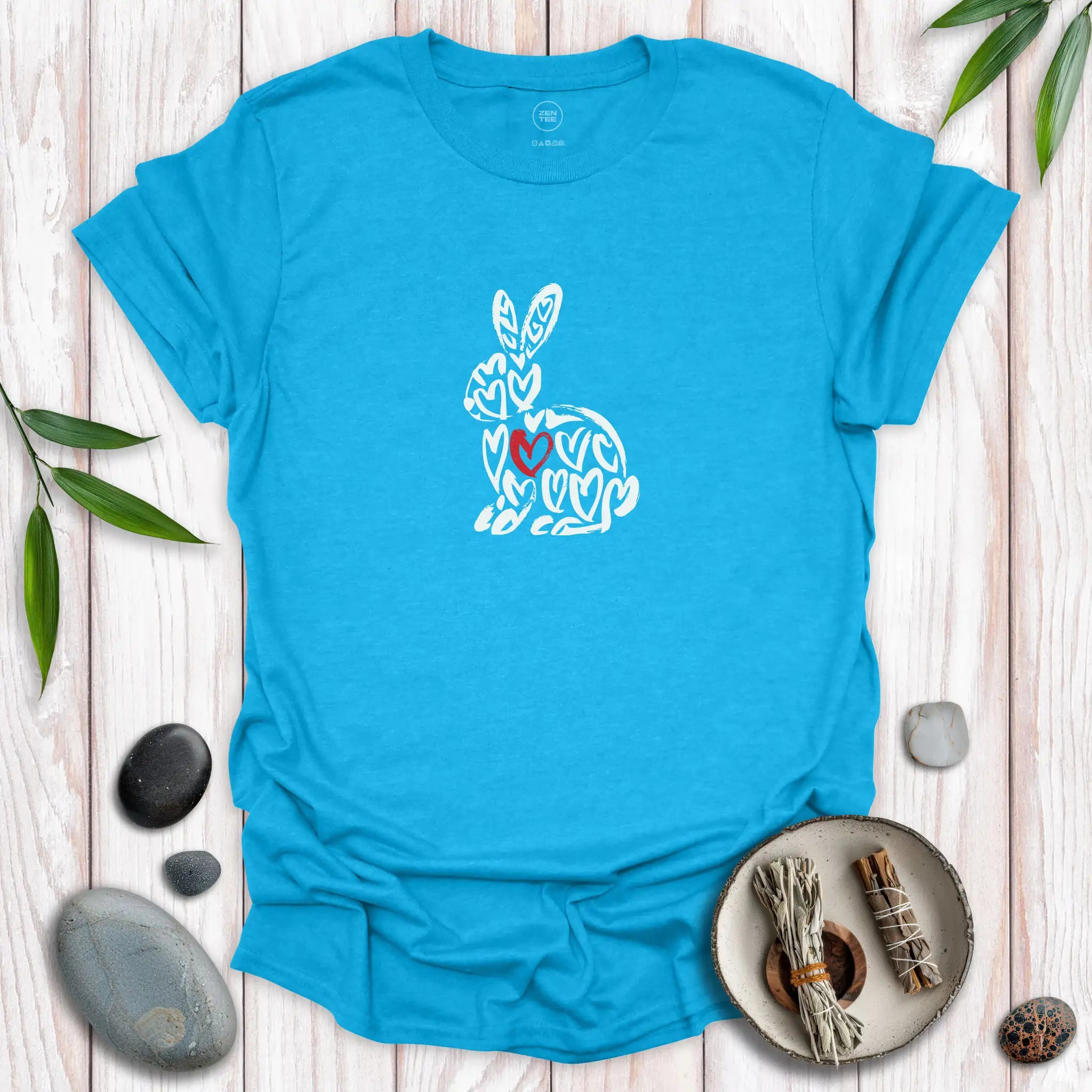 Spirit Bunny Red Heart T-Shirt