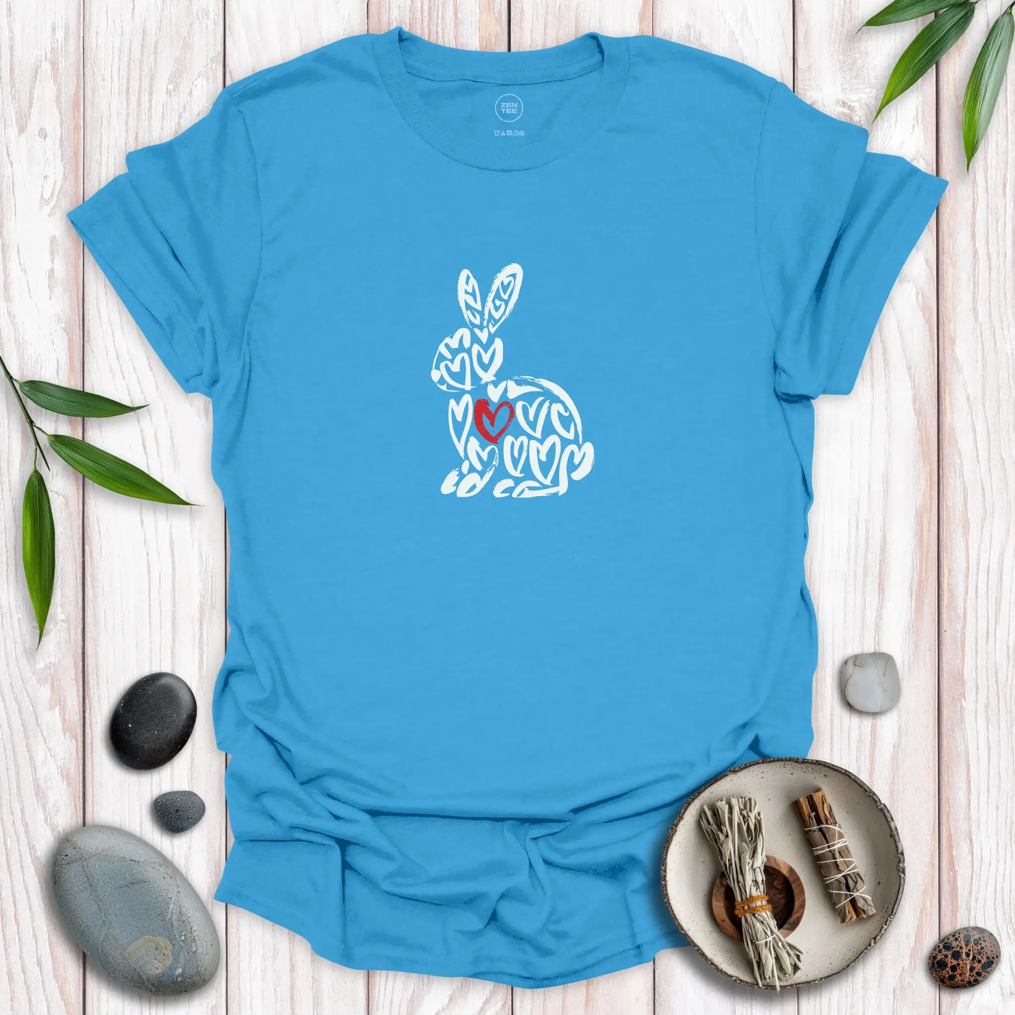 Spirit Bunny Red Heart T-Shirt