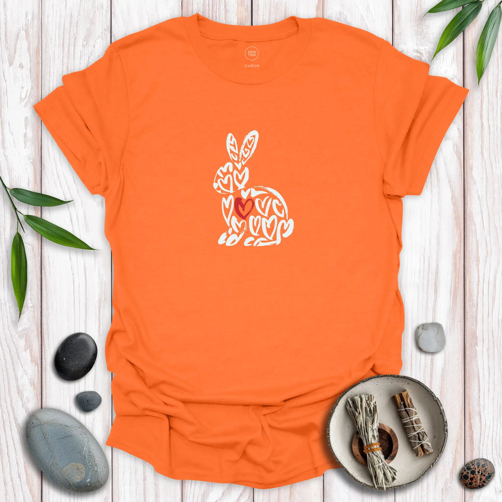 Spirit Bunny Red Heart T-Shirt