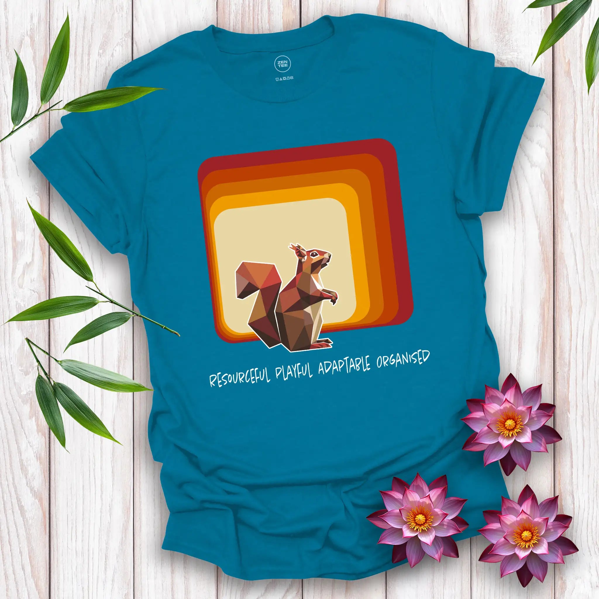 Squirrel Spirit Square T-Shirt