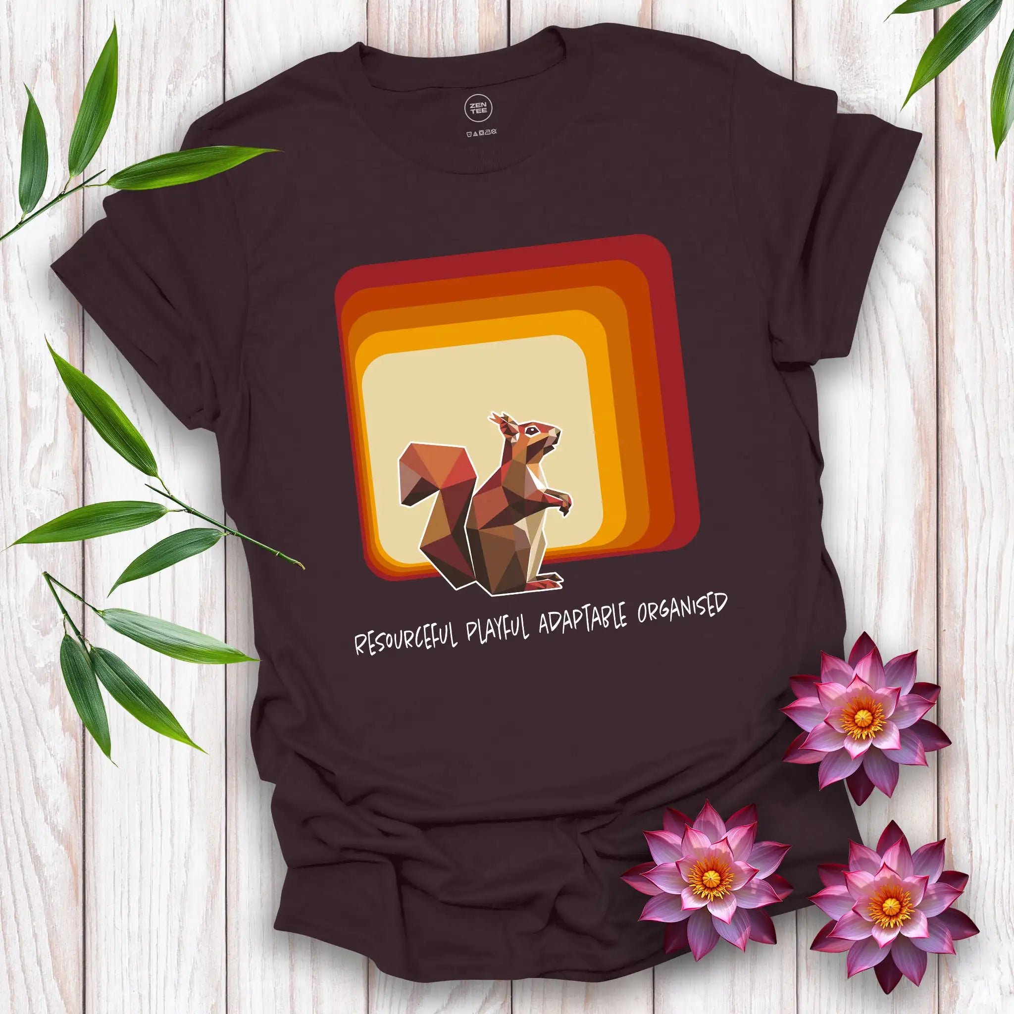 Squirrel Spirit Square T-Shirt