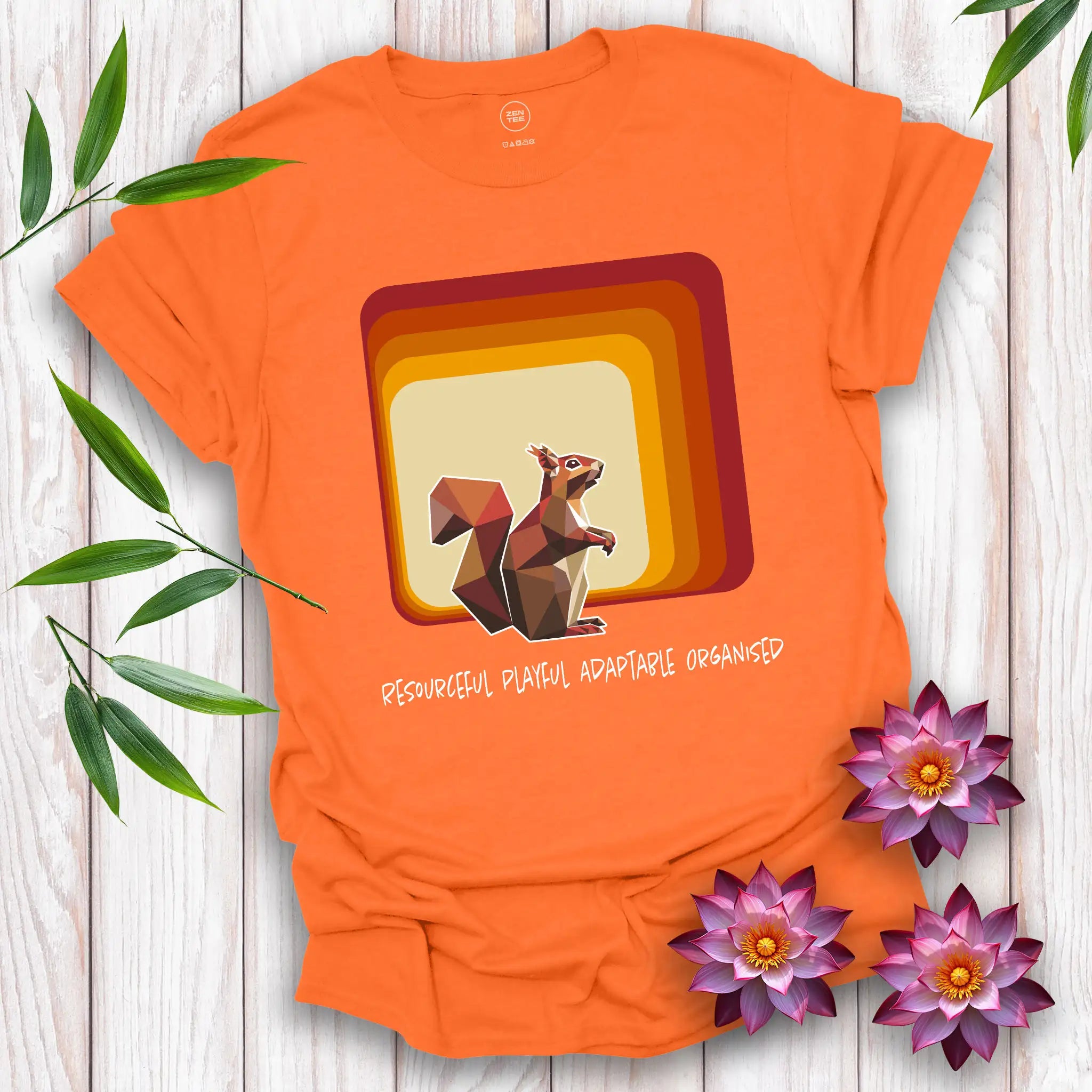 Squirrel Spirit Square T-Shirt