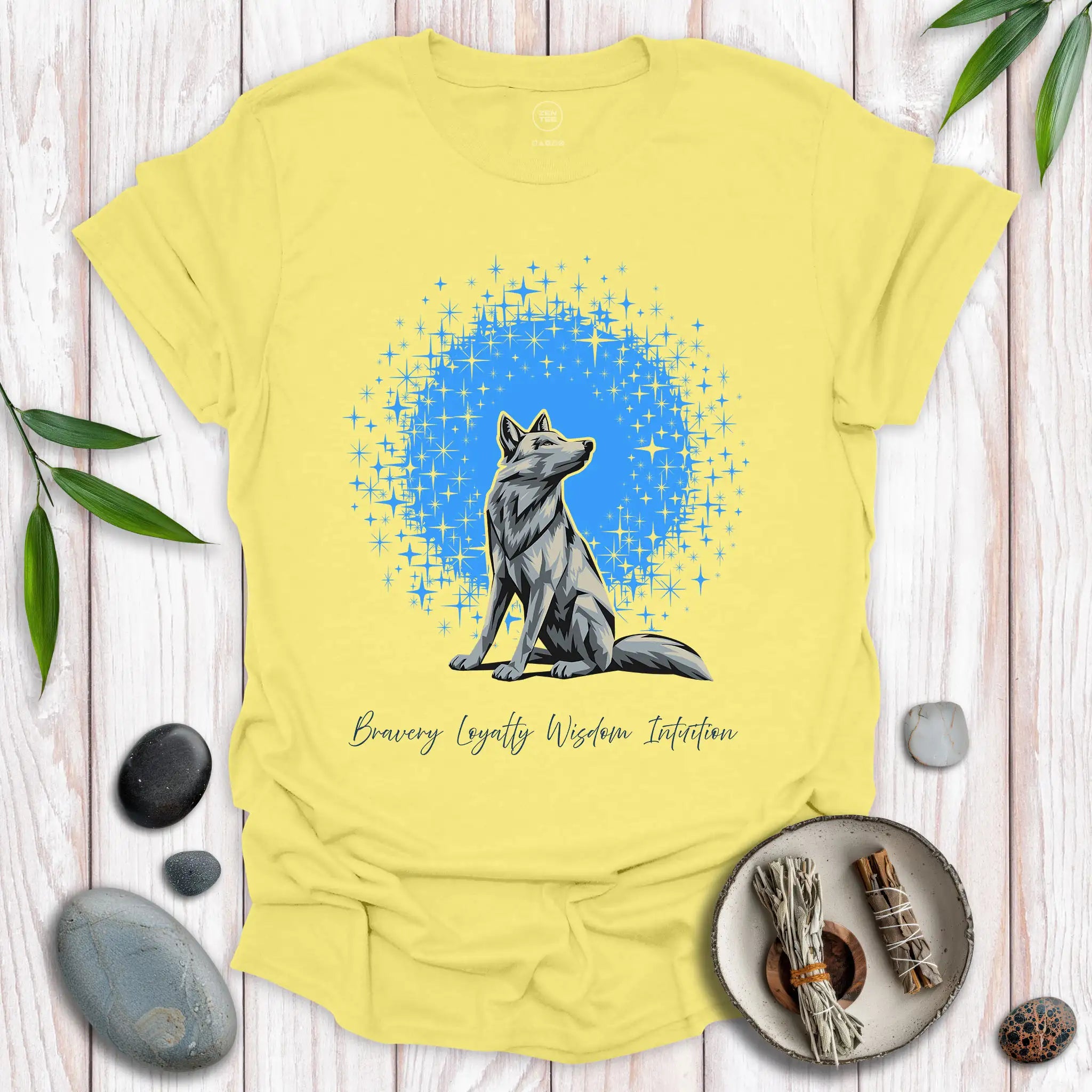 Wolf Spirit Stars T-Shirt