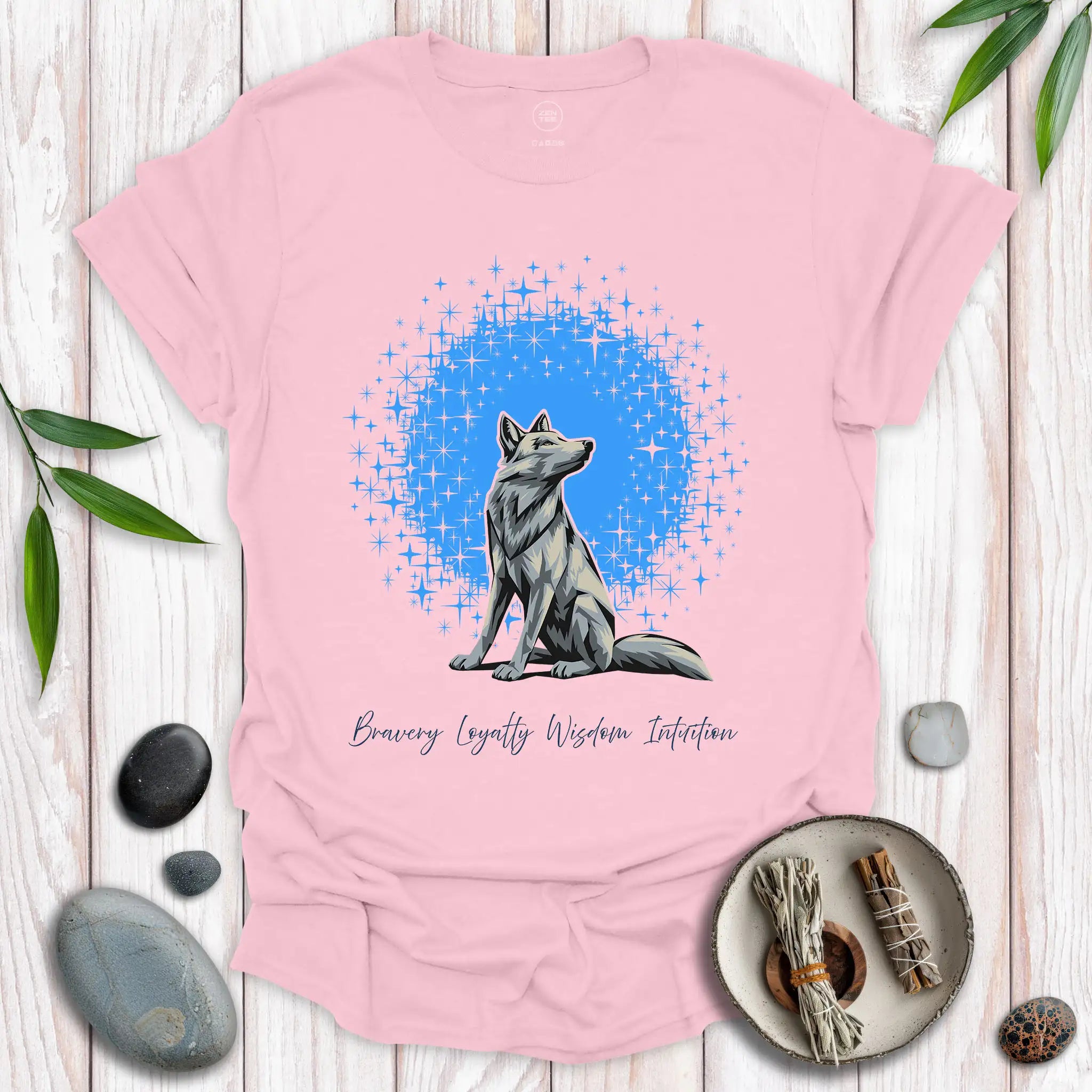 Wolf Spirit Stars T-Shirt