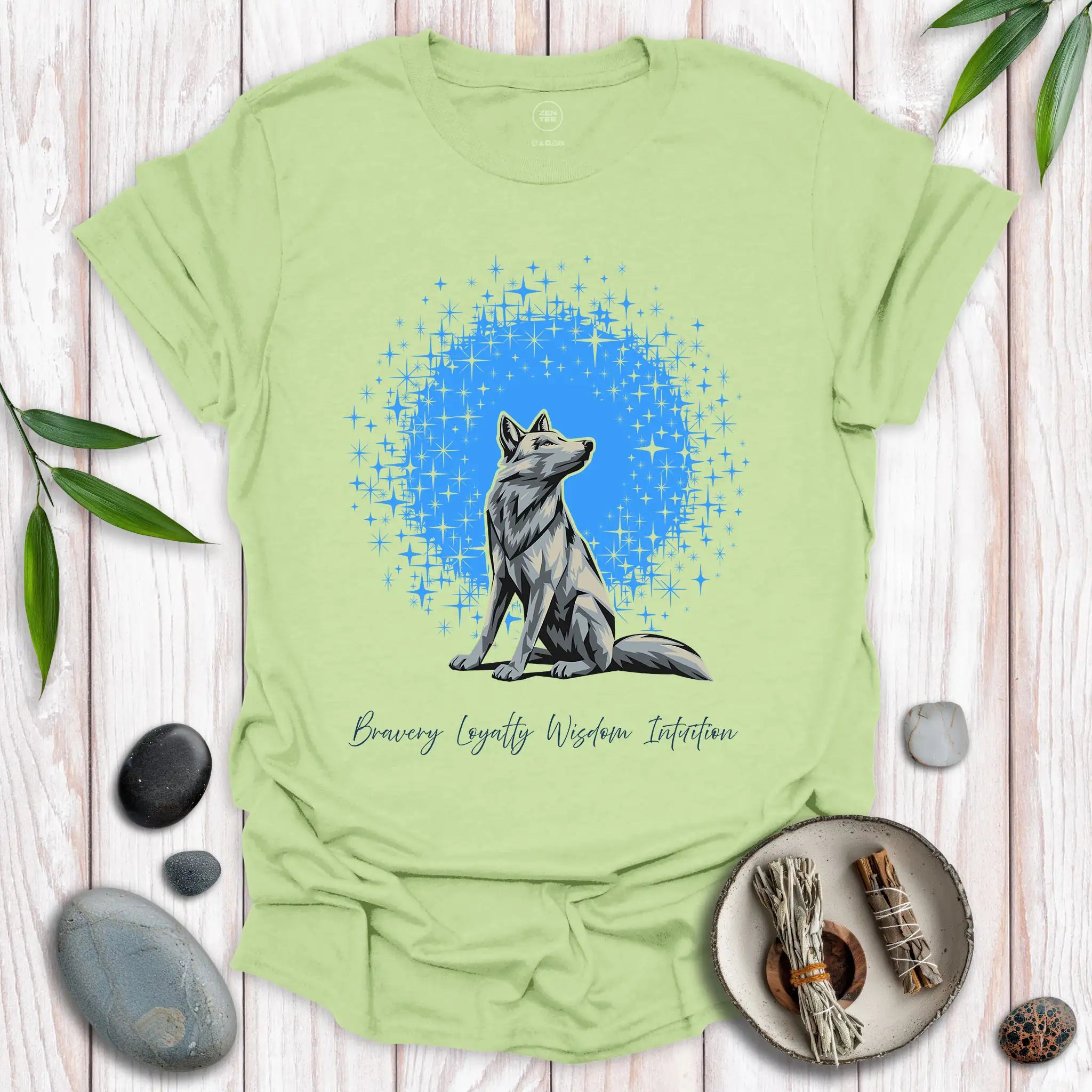 Wolf Spirit Stars T-Shirt