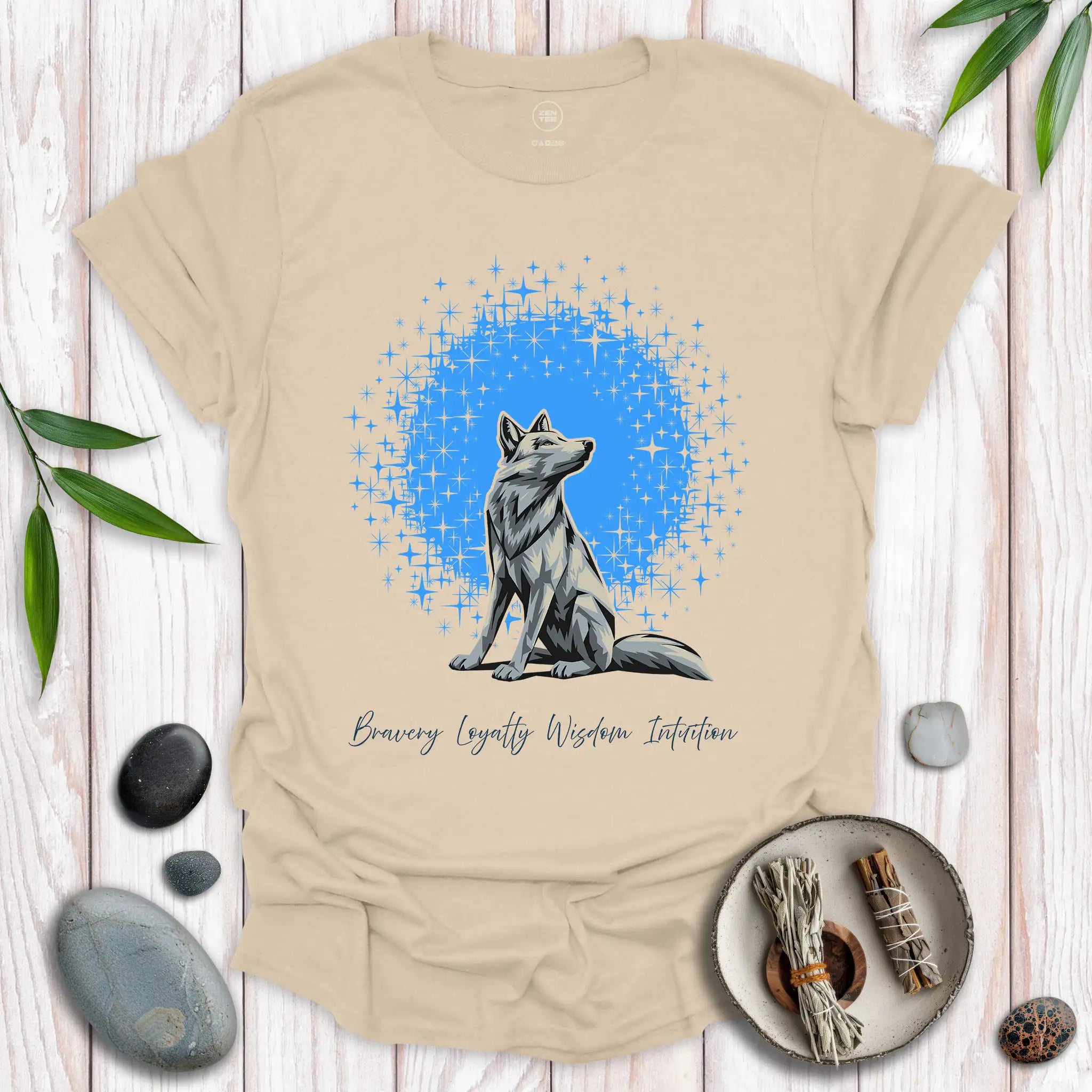 Wolf Spirit Stars T-Shirt