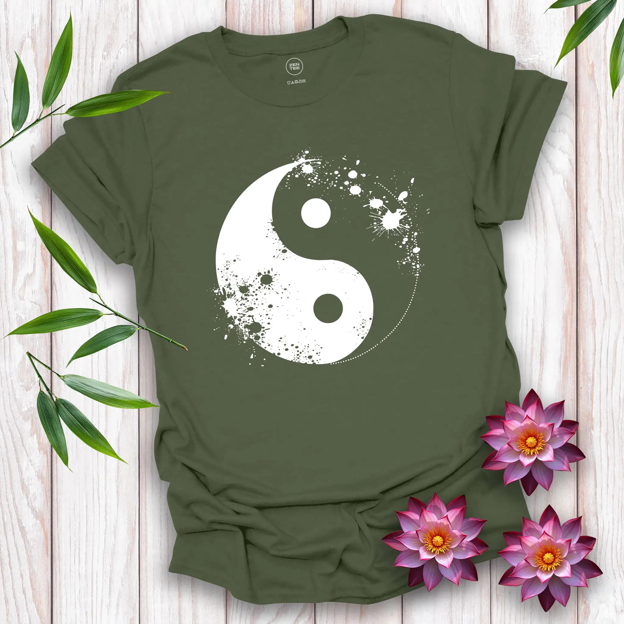 Yin Yang Grunge T-Shirt