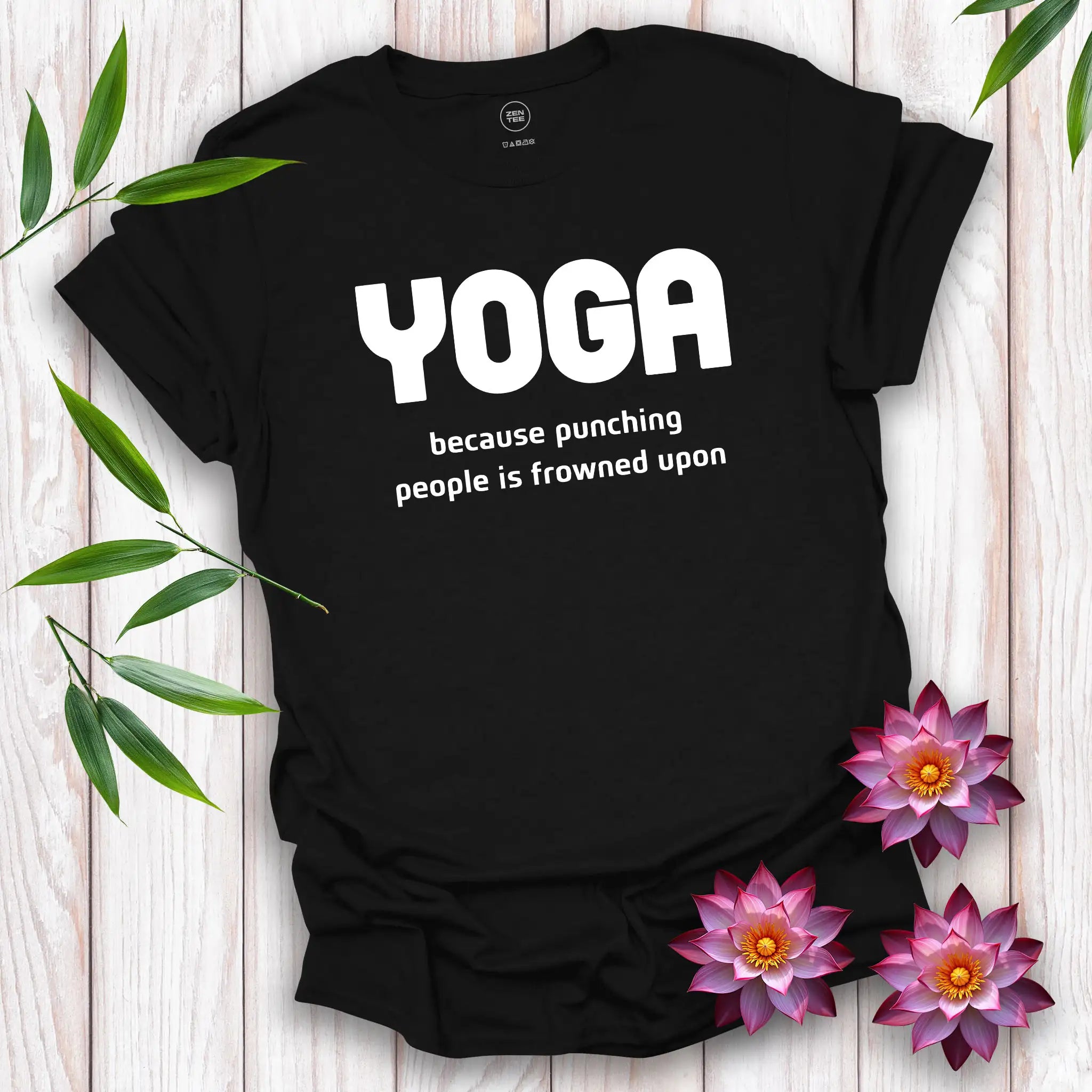Yoga Because T-Shirt