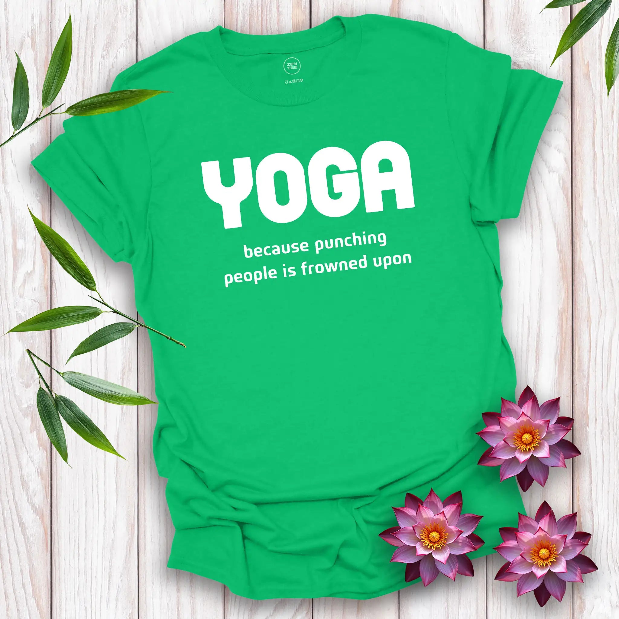Yoga Because T-Shirt