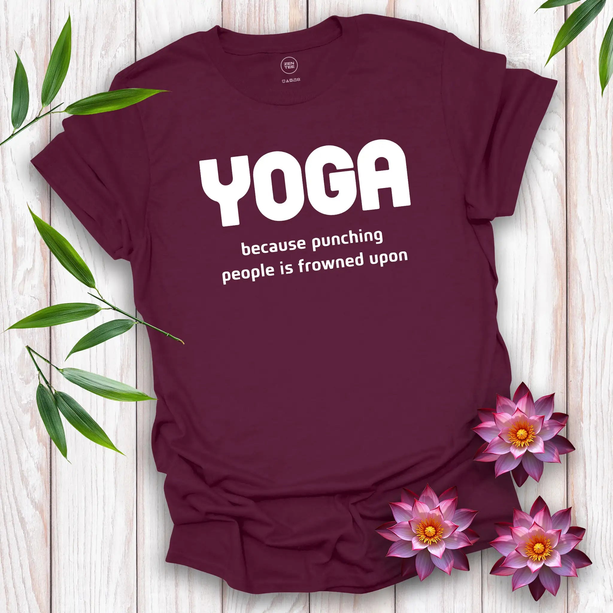 Yoga Because T-Shirt