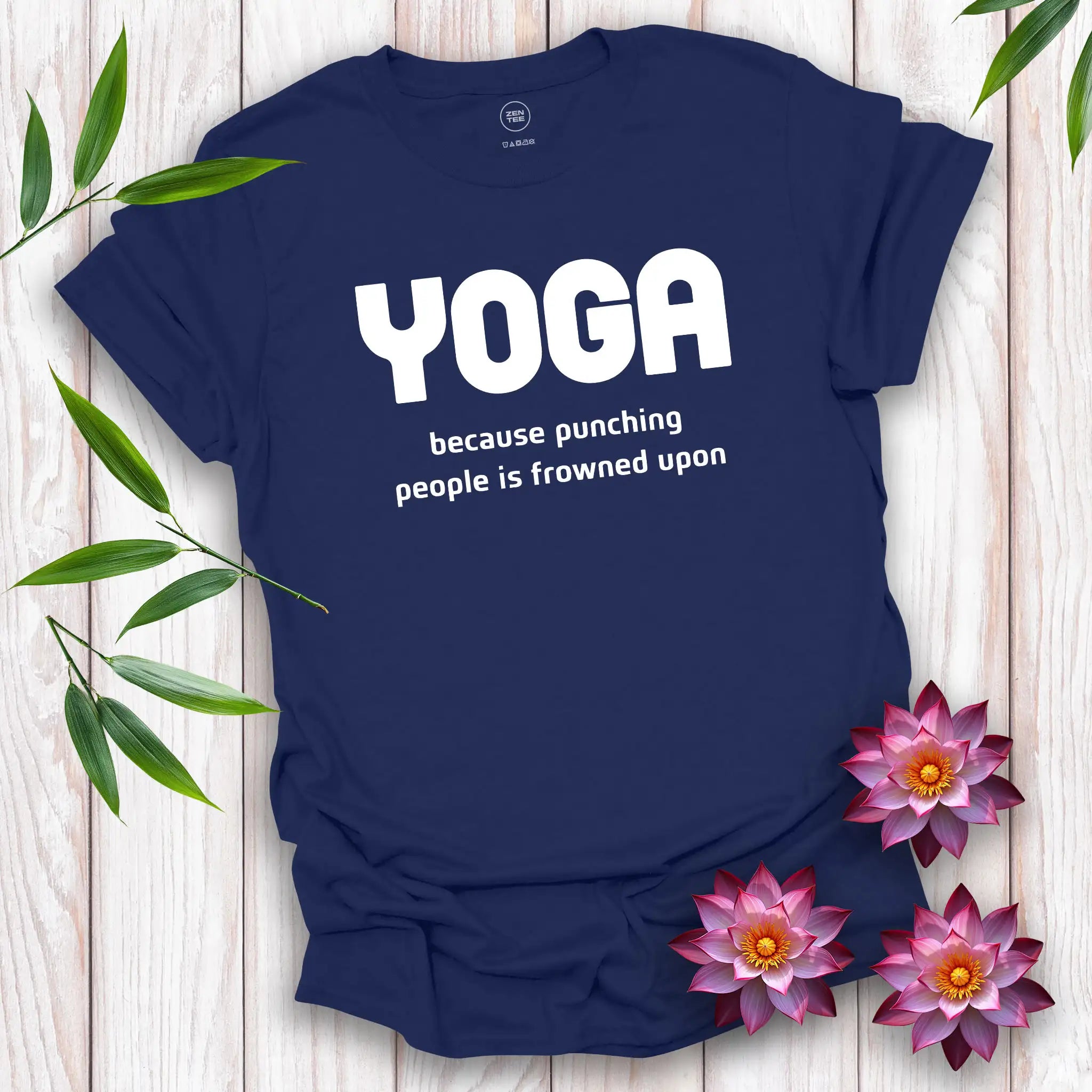 Yoga Because T-Shirt