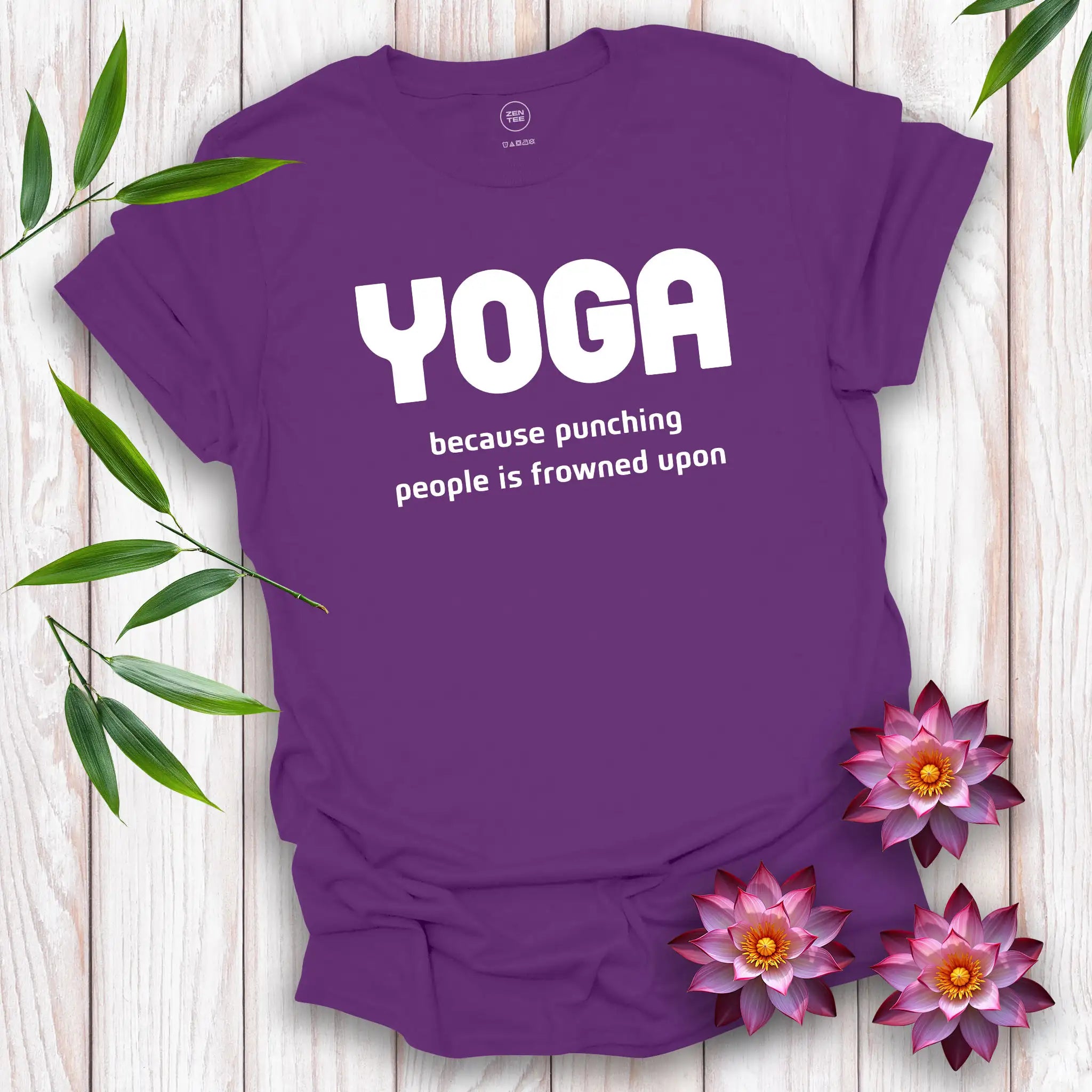 Yoga Because T-Shirt