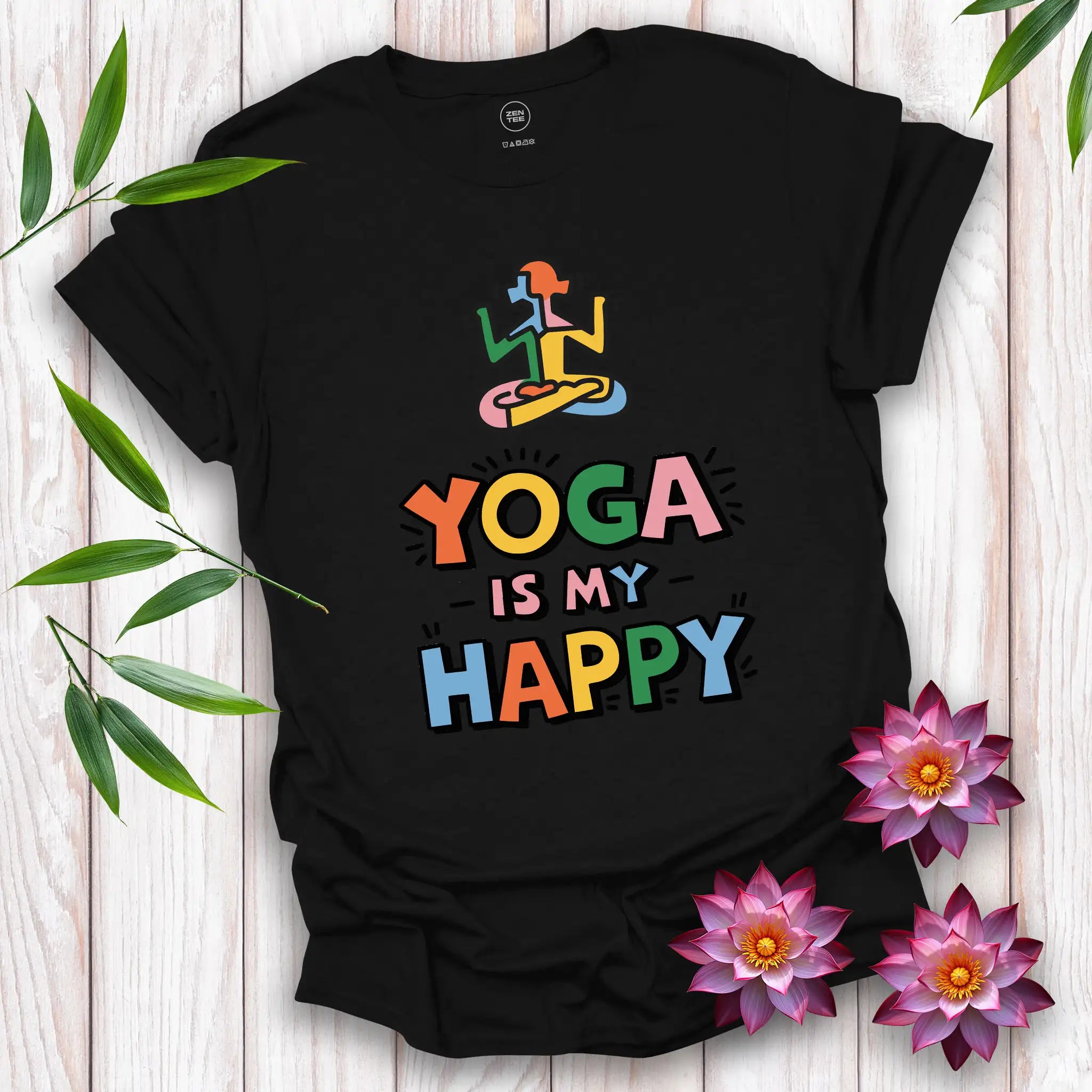 Yoga Is My Happy T-Shirt