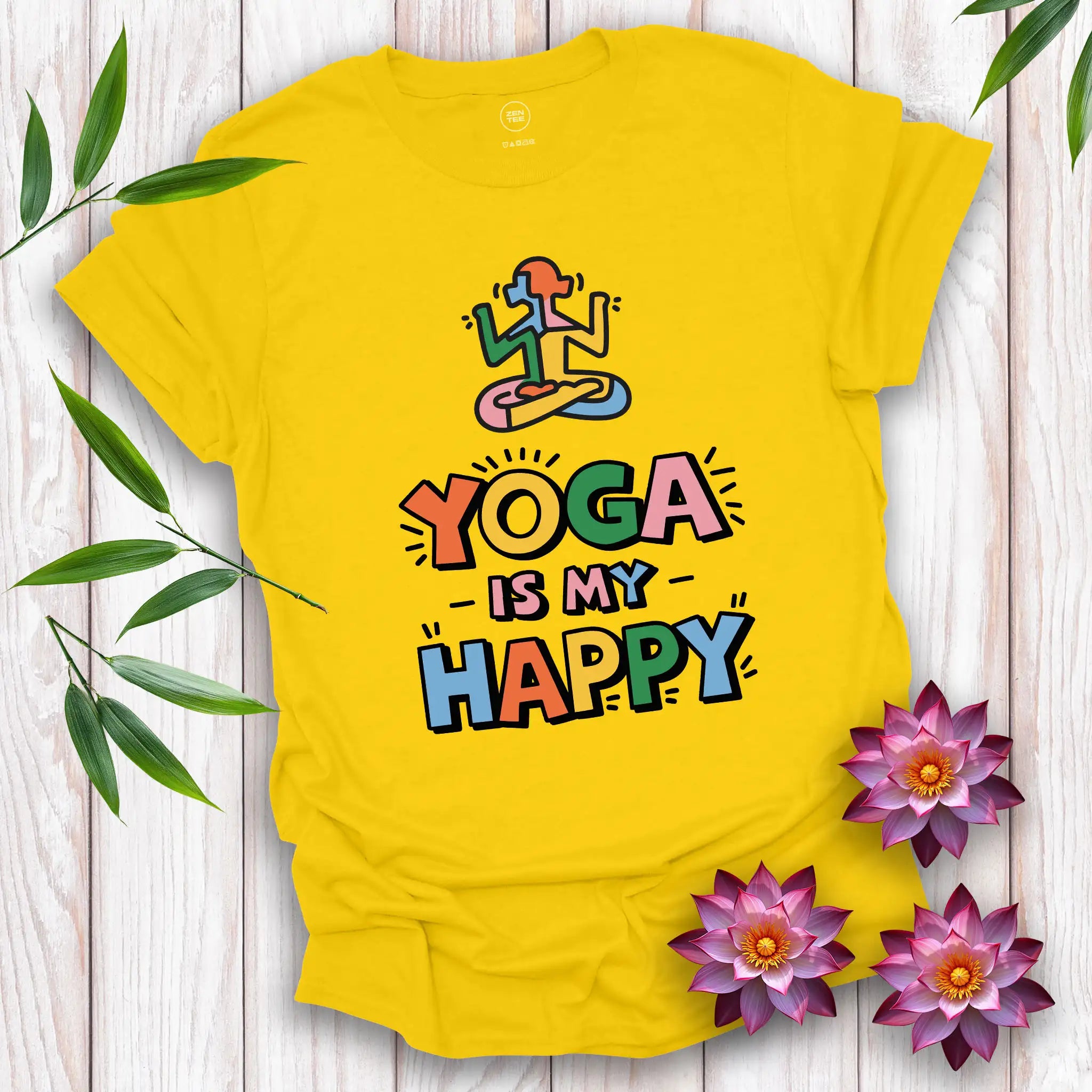 Yoga Is My Happy T-Shirt