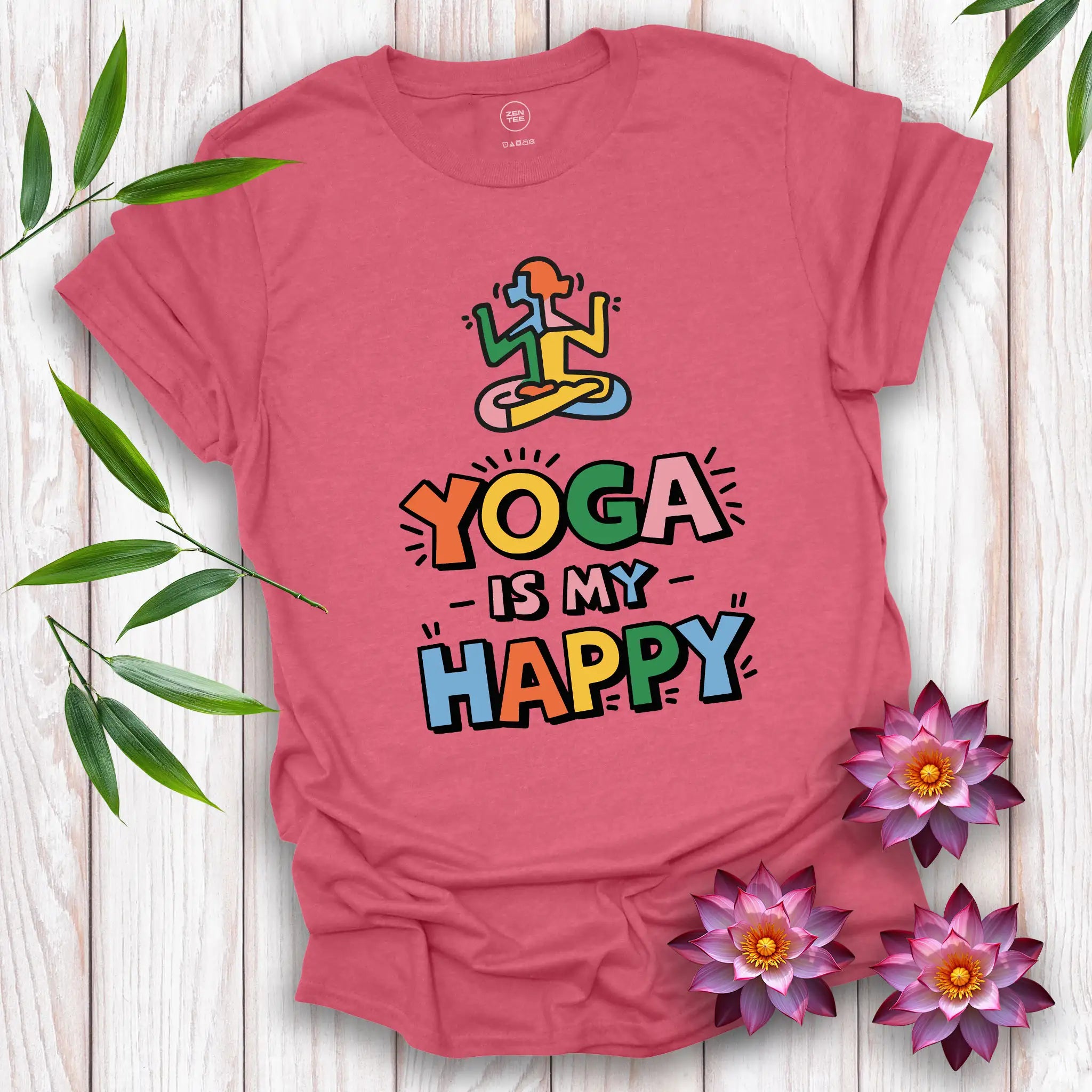 Yoga Is My Happy T-Shirt